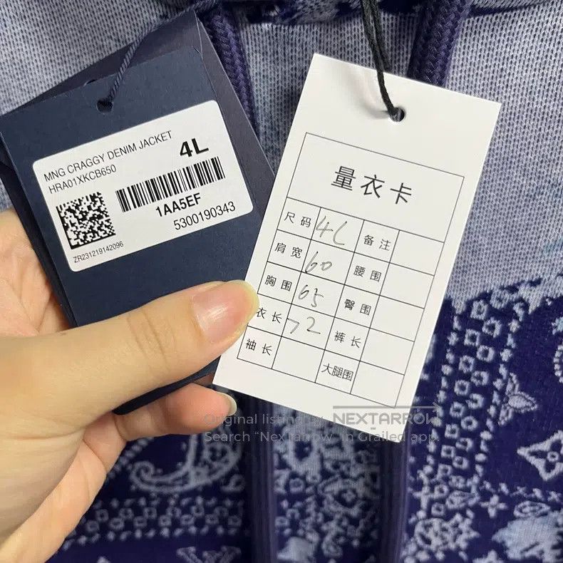 Louis Vuitton Louis Vuitton size 4l Blue graphic print hooded slouchy sho Size US M / EU 48-50 / 2 - 3 Thumbnail