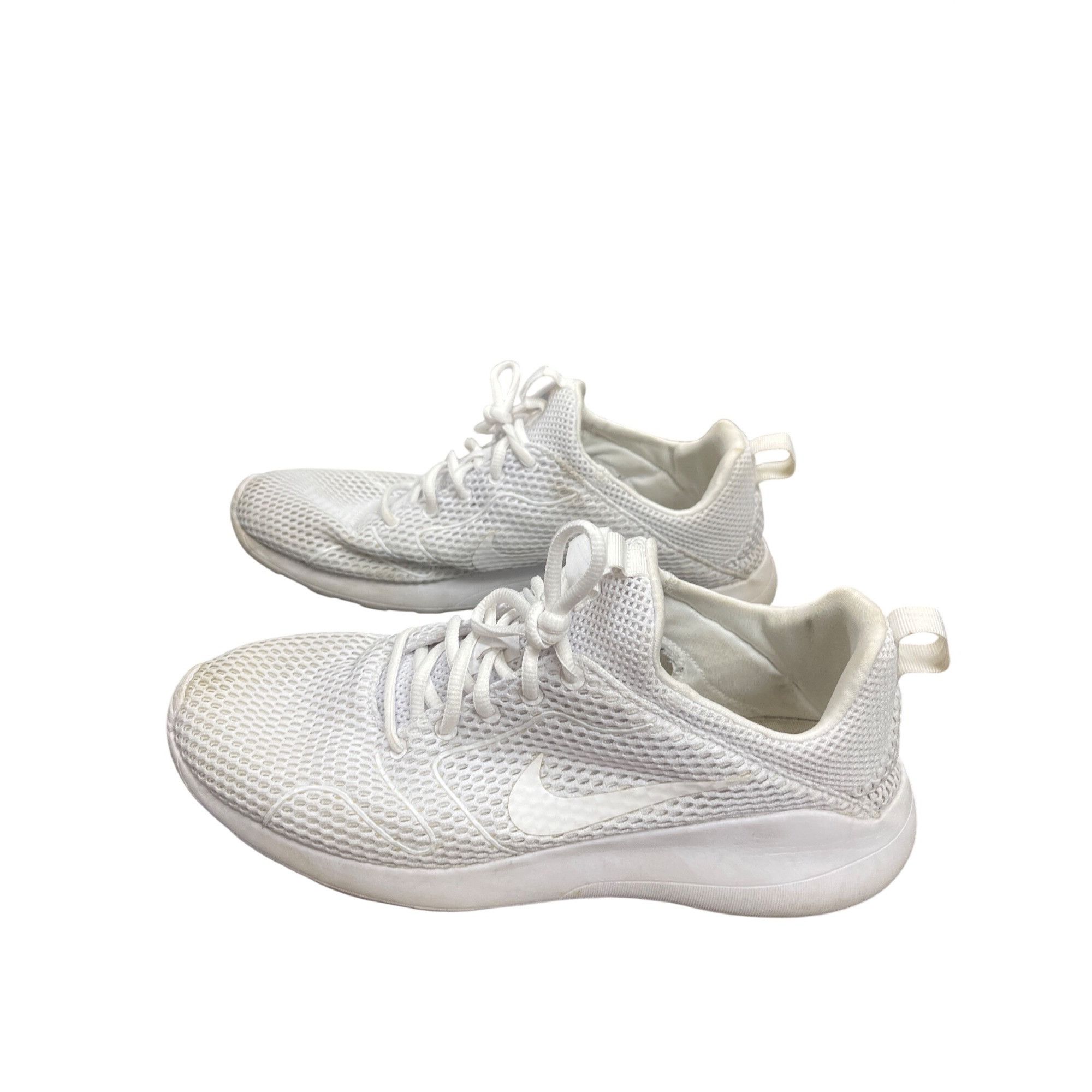 Nike Nike Mens white mesh walking running sneakers 844838-100 Sz Size US 12 / EU 45 - 4 Thumbnail