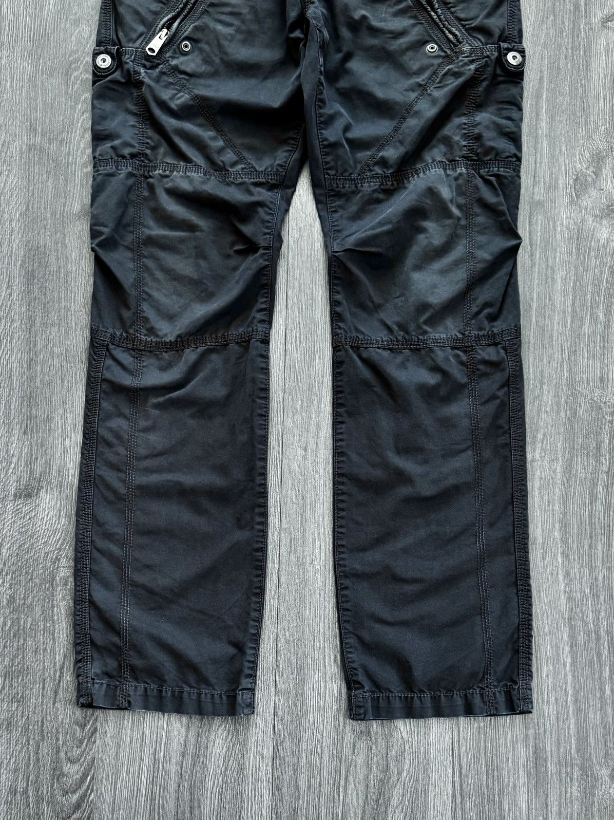 Japanese Brand Y2K Vintage Black Goth Zip Pants lgb if6was9 style Size US 30 / EU 46 - 2 Thumbnail