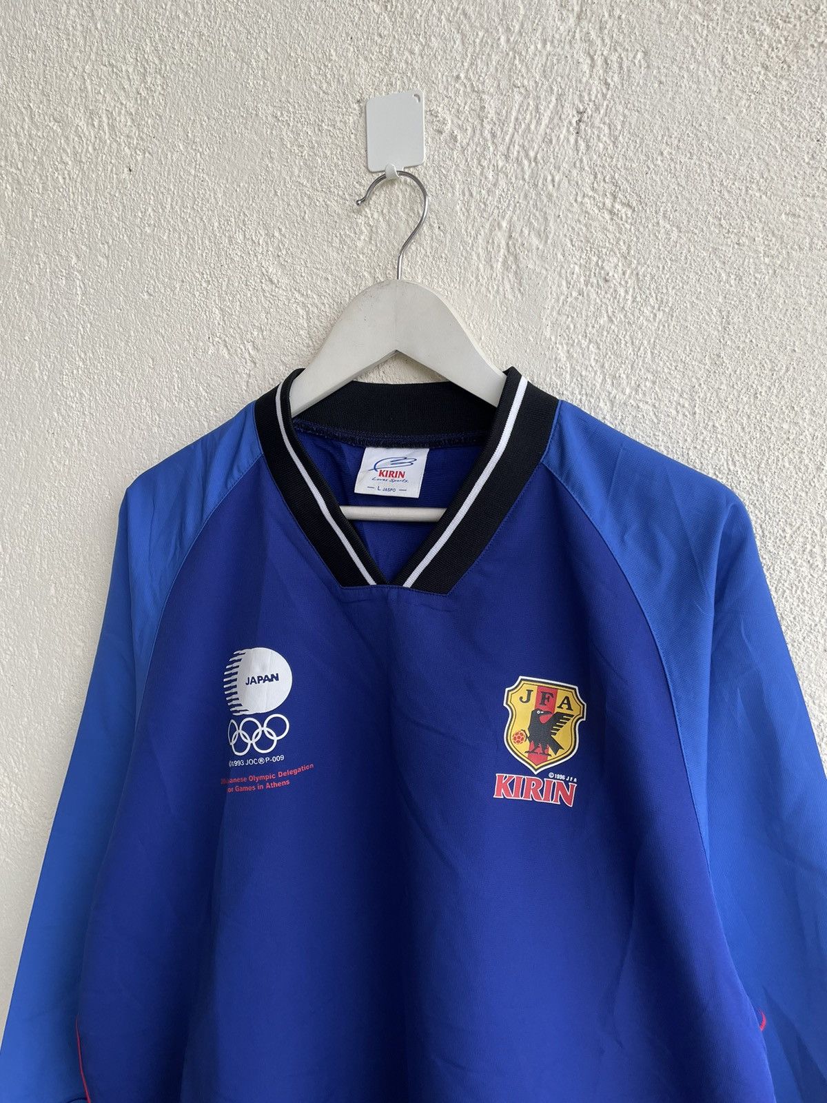 Japanese Brand 1992 Japan Training Jersey Soccer Size US XL / EU 56 / 4 - 4 Thumbnail