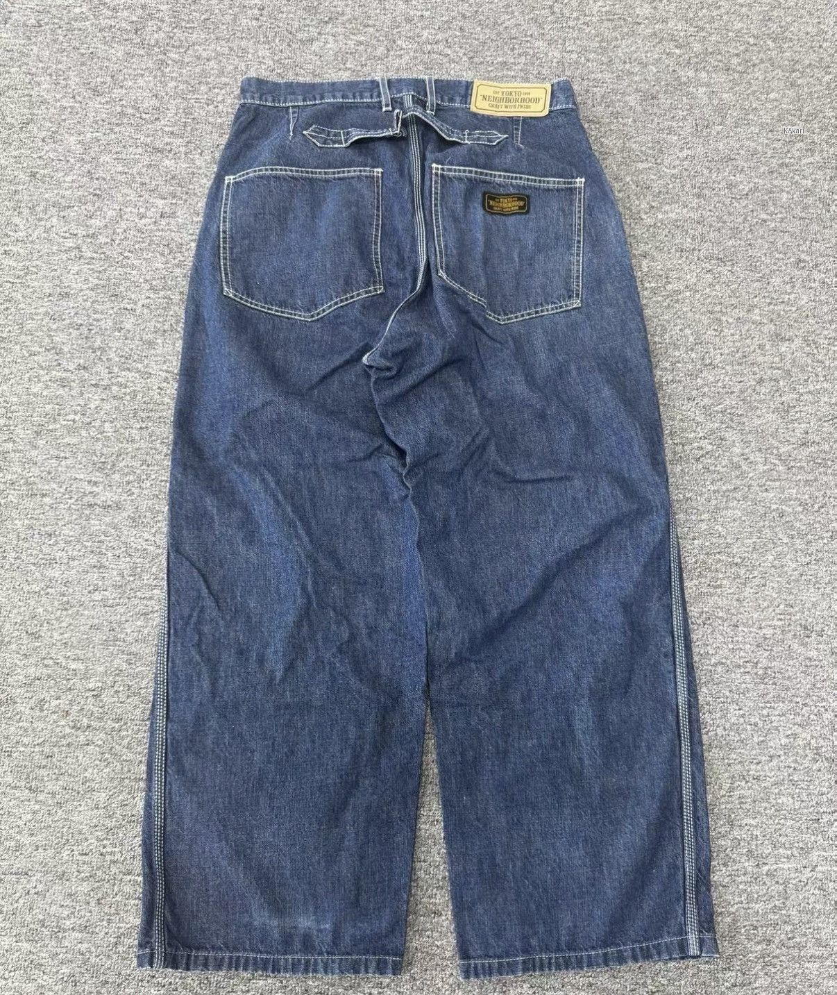 Gucci Blue Denim Wide-Leg Pants Size US 40 / EU 56 - 4 Thumbnail