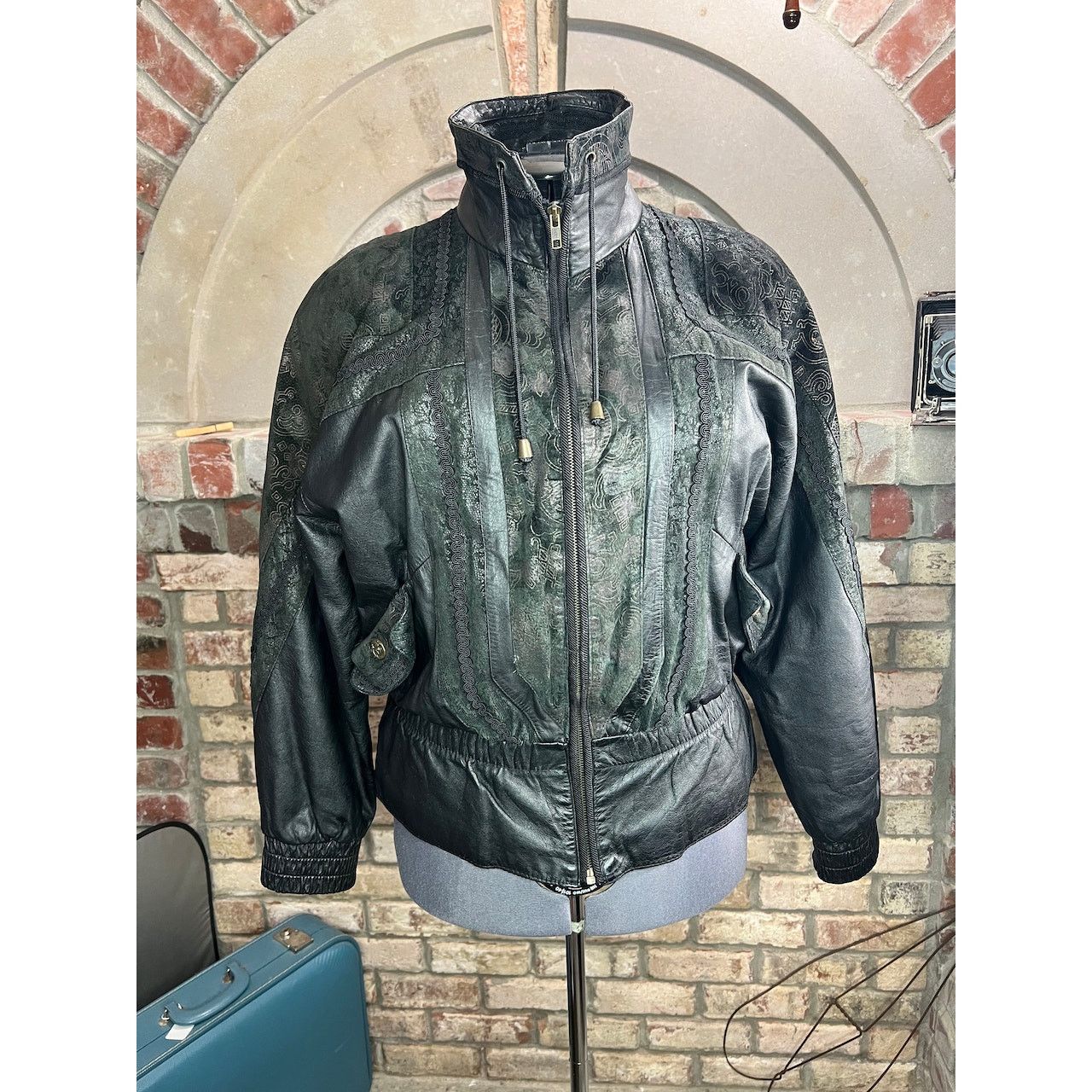 Other badlands leather jacket geometric dolman sleeve 1990s black Size US M / EU 48-50 / 2 - 15 Thumbnail