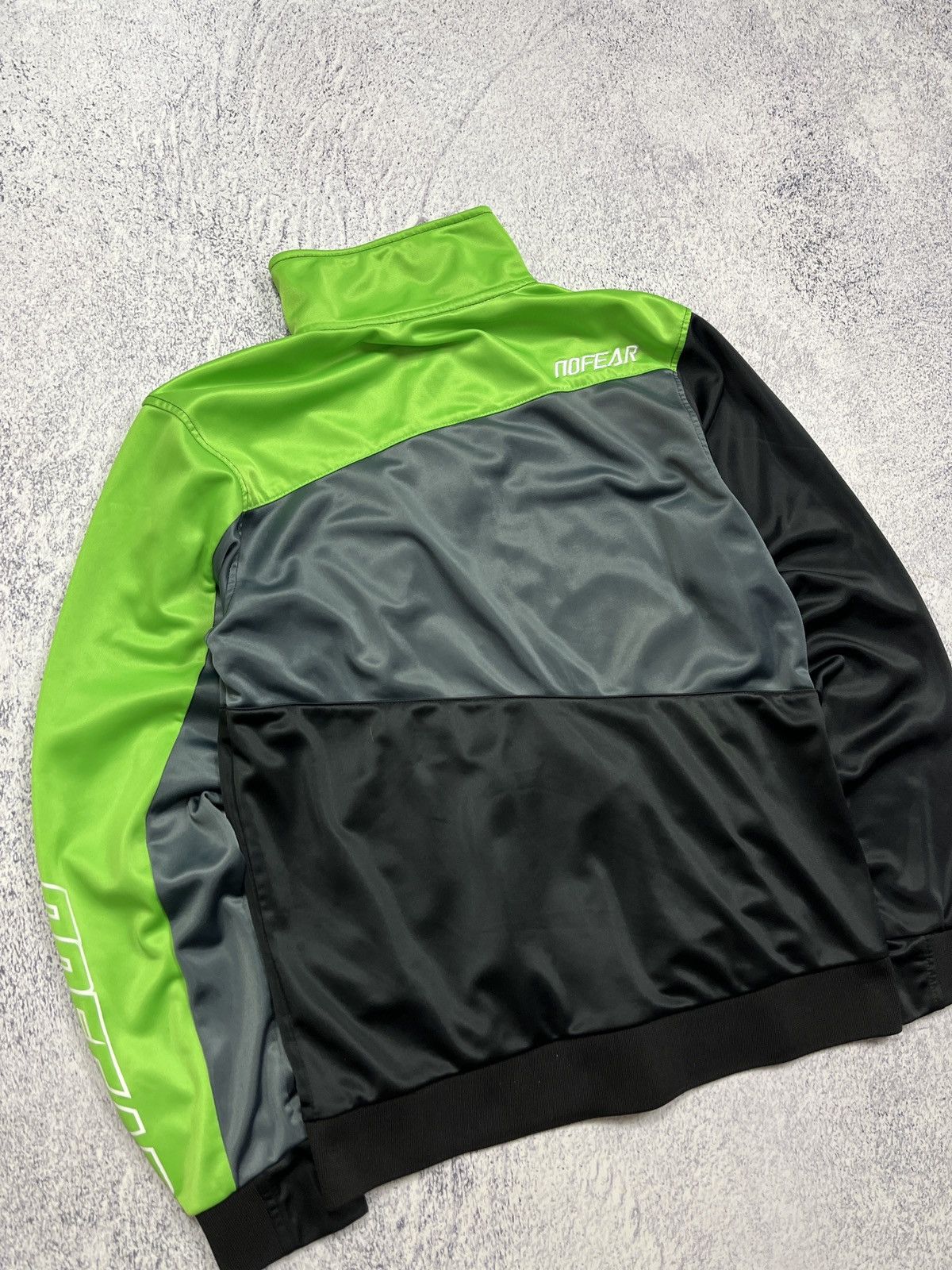 Japanese Brand No Fear Track Jacket Big Logo Hype Y2K Streetwear Size US S / EU 44-46 / 1 - 11 Thumbnail