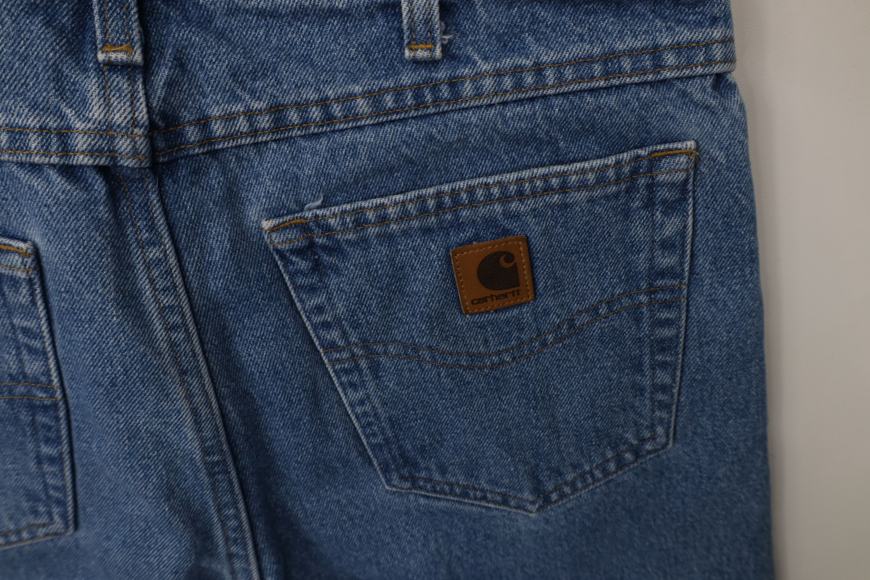Carhartt Vintage Y2K Carhartt Spell Out Relaxed Fit Denim Jeans Blue Size US 34 / EU 50 - 12 Thumbnail