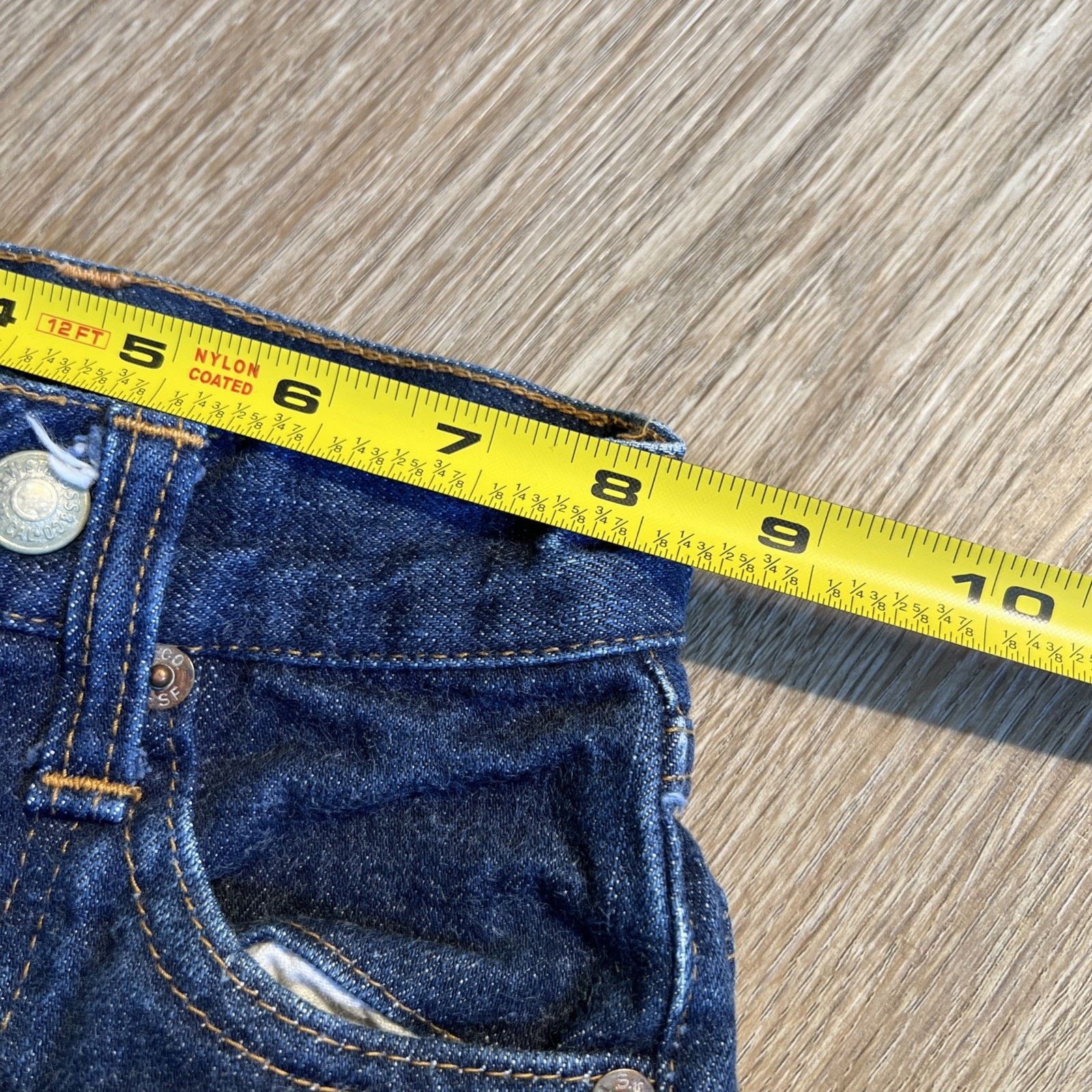 Levi's Levi 302 Big E 0 Toddler Dark Denim V Stitch Dark Indigo Size 25" / US 0 / IT 36 - 13 Thumbnail