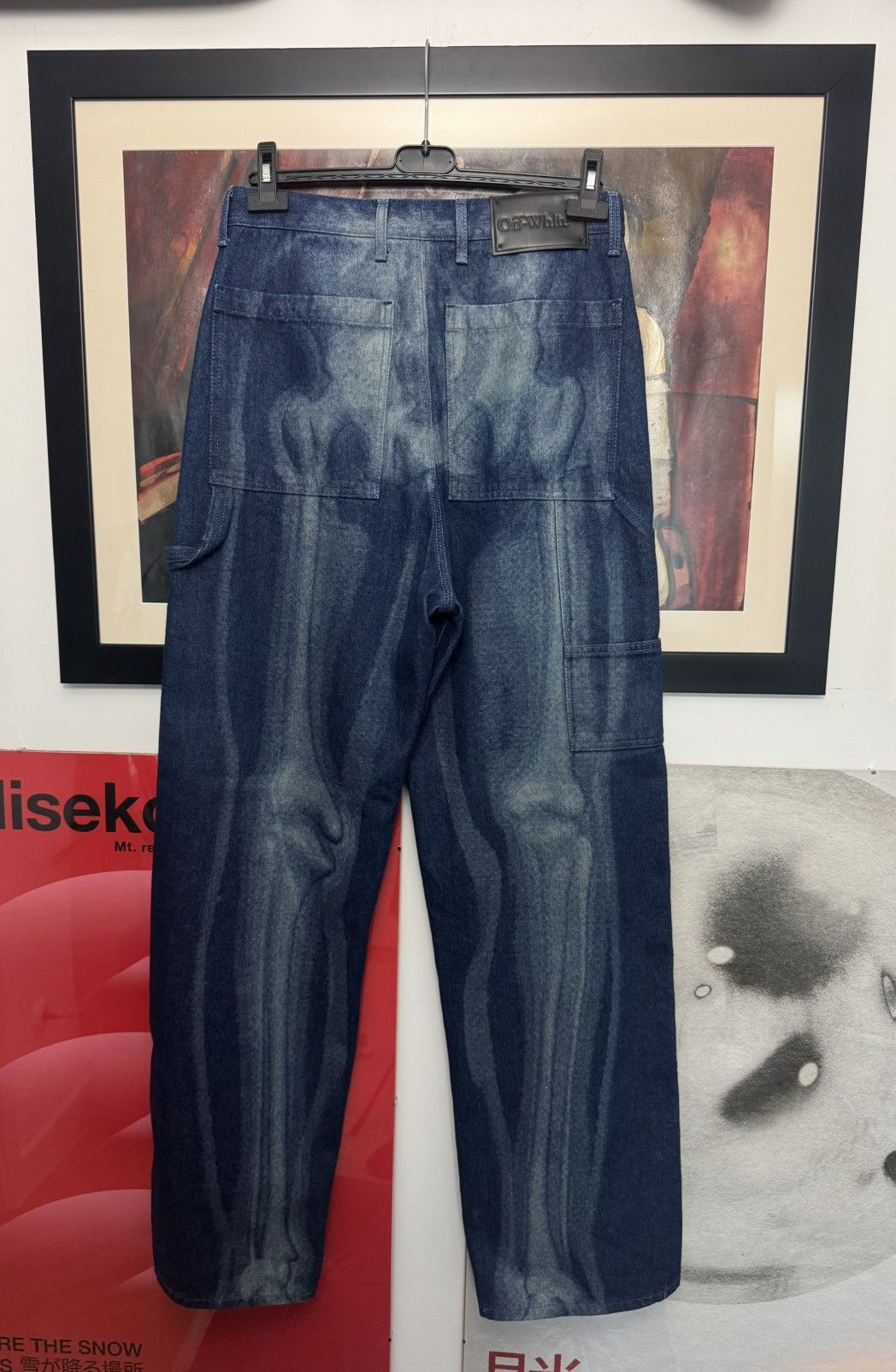 Off-White Off-White Body Scan Oversize Denim Pants Rare Designer Hype Size US 30 / EU 46 - 2 Thumbnail
