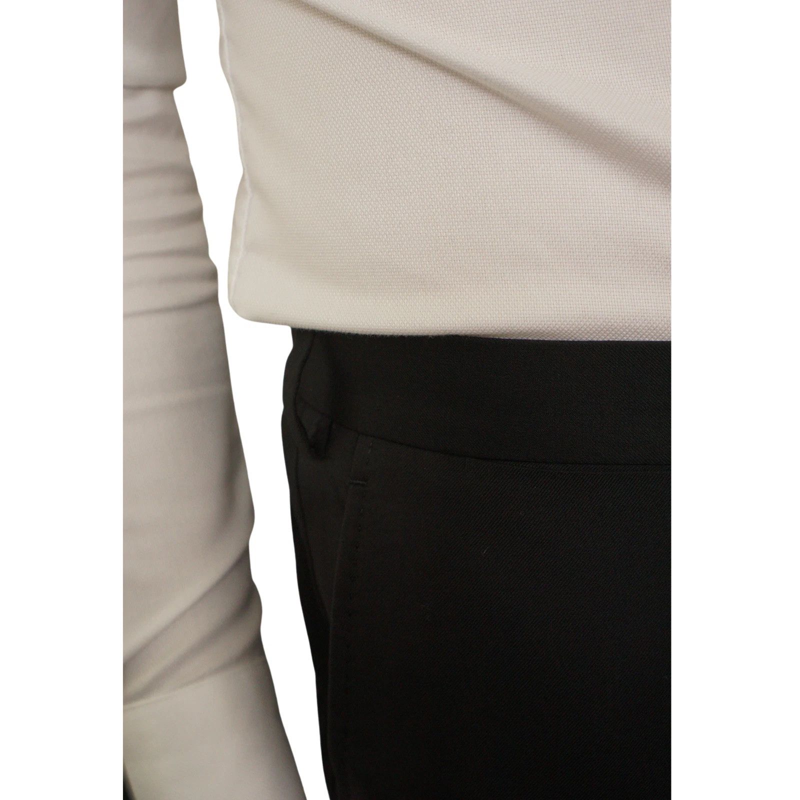 Suitsupply Men Suitsupply Suit Lazio Single Breasted Black Wool UK/US46 Size 46R - 8 Thumbnail