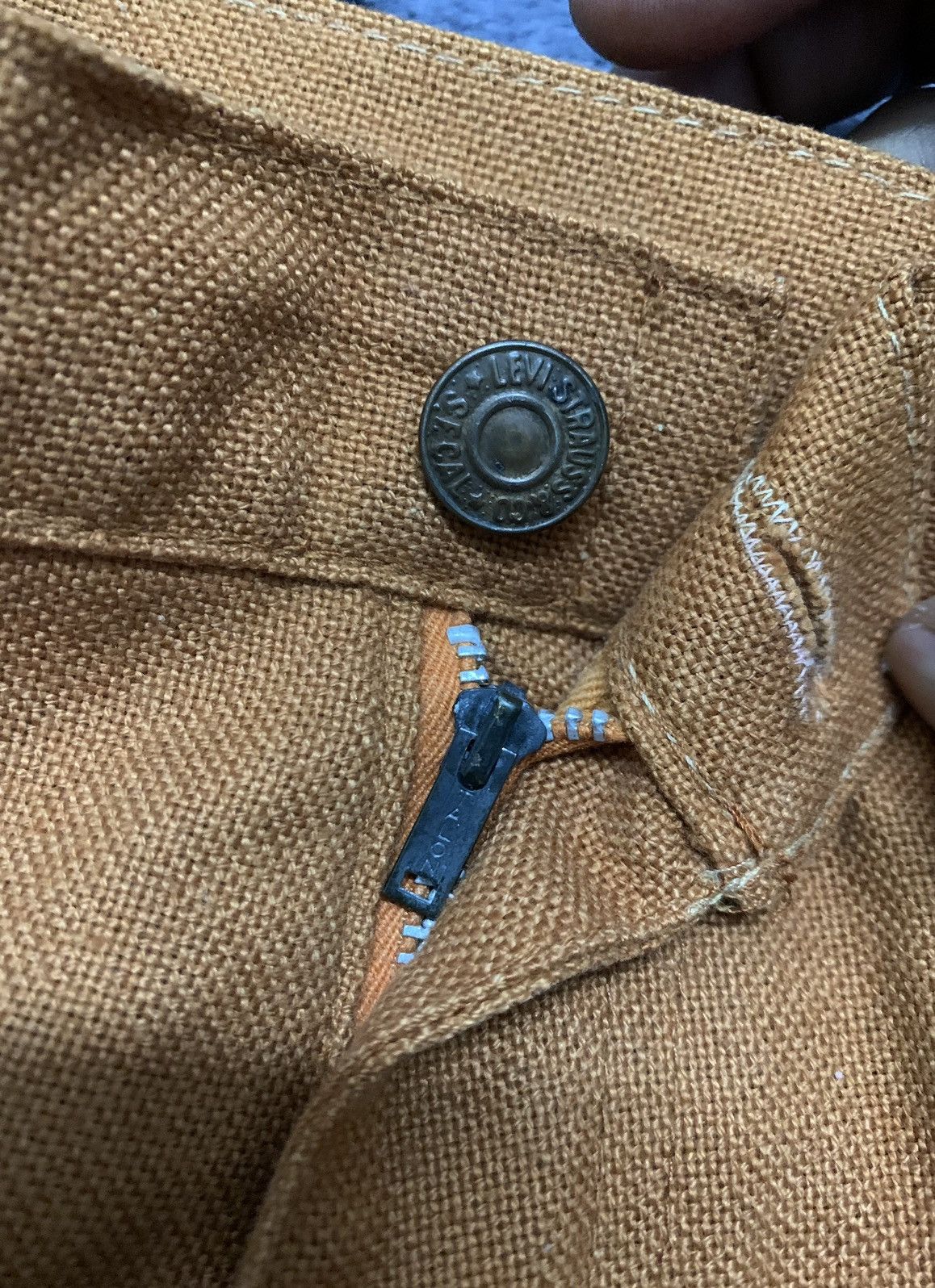 Levi's × Vintage Vintage levis sta prest big E 70s Size US 30 / EU 46 - 10 Thumbnail
