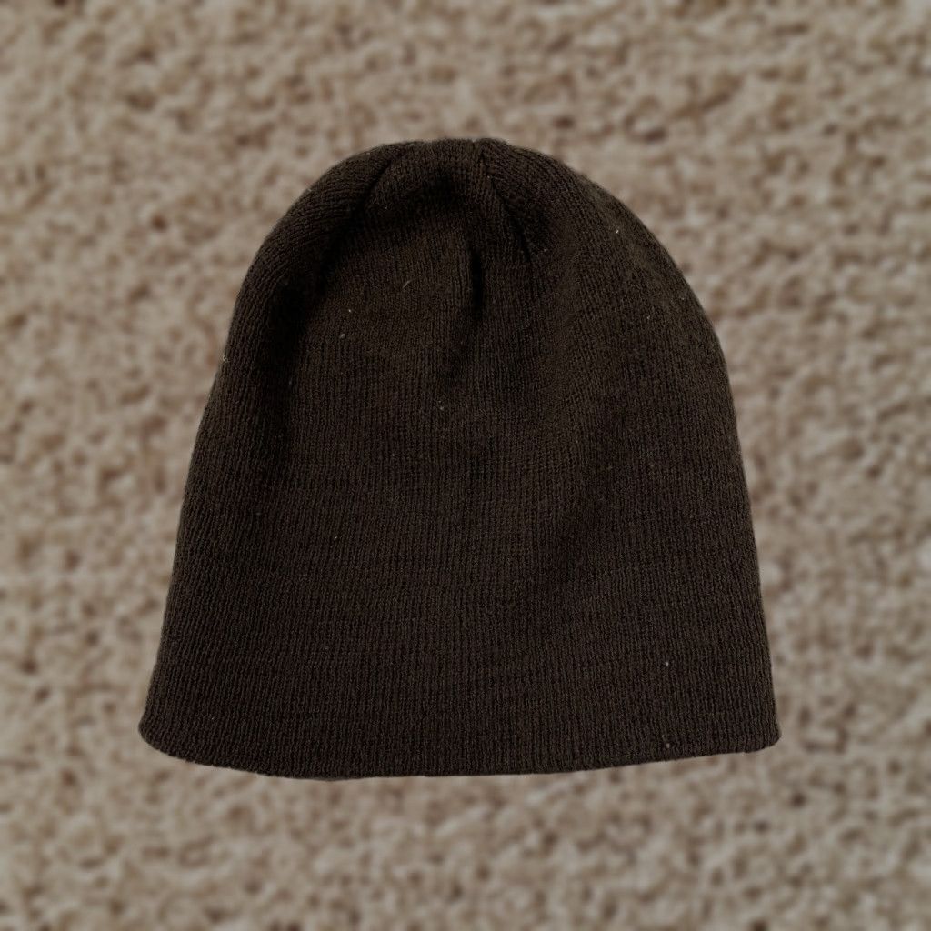 Vintage VINTAGE Beanie Toque Adult One Size Brown Knit 100% Acrylic Winter Ski Snowboard NOT N/A Size ONE SIZE - 1 Thumbnail