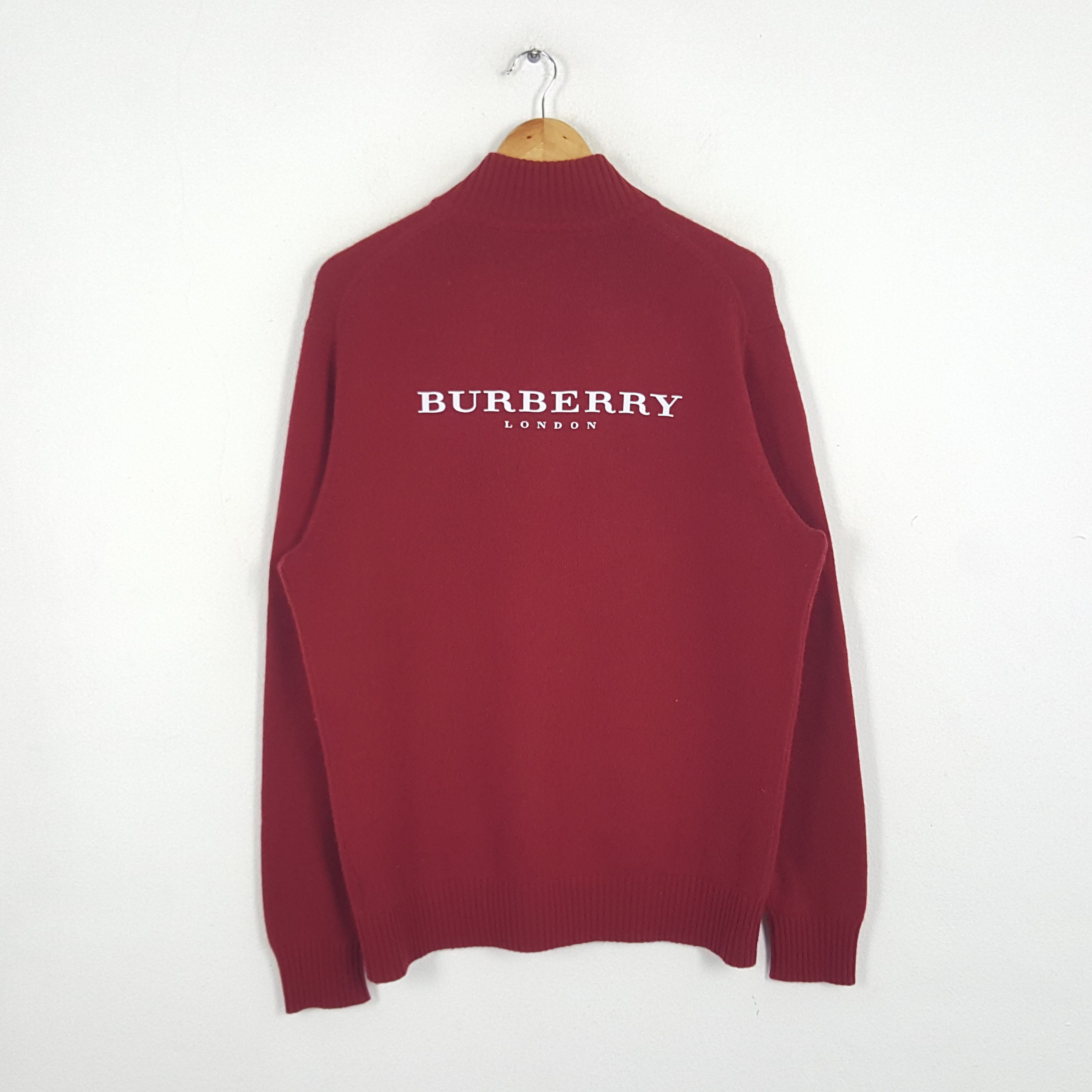Burberry × Vintage Vintage Burberry London Designer Sweater Size US M / EU 48-50 / 2 - 1 Thumbnail