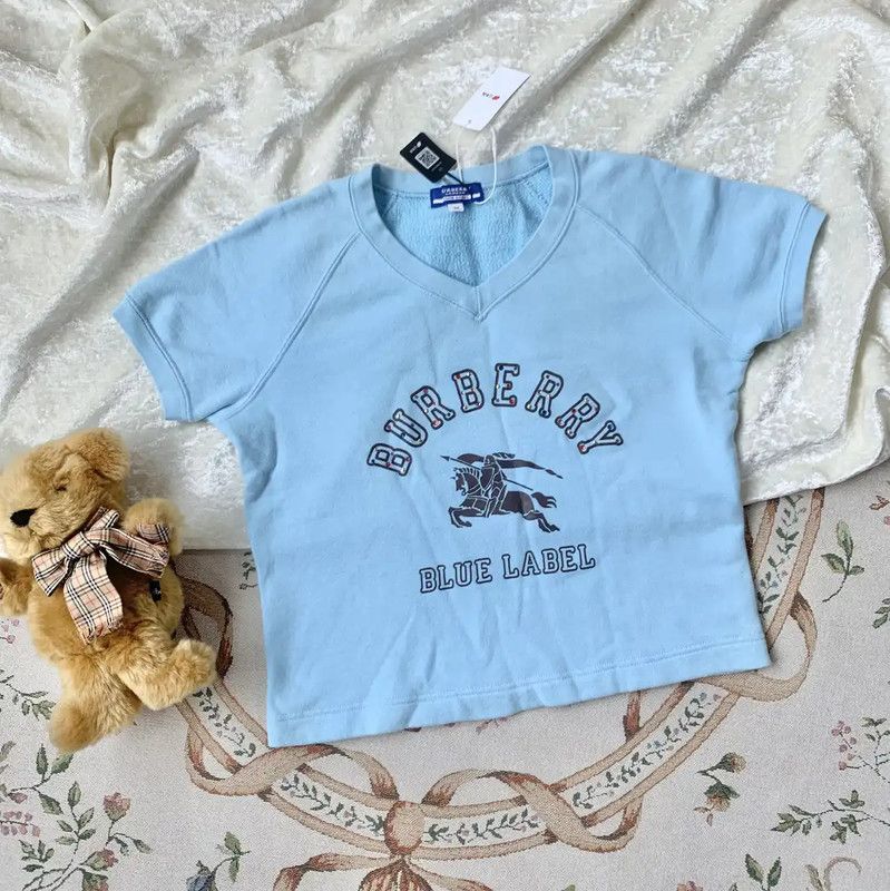 Burberry Burberry Blue Label Cotton T-Shirt for Women Size M / US 6-8 / IT 42-44 - 1 Thumbnail