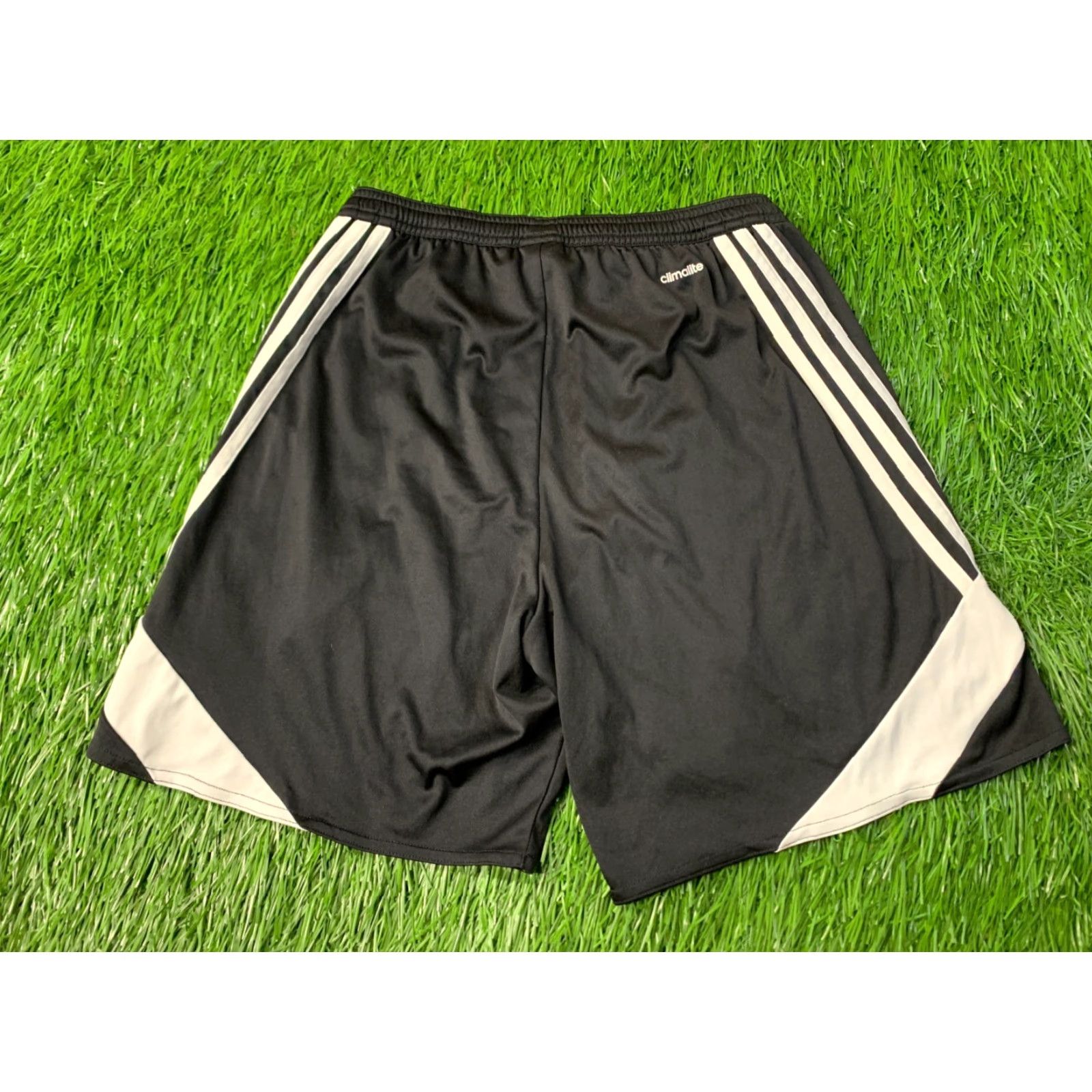 Adidas ADIDAS Nova PERFORMANCE Climalite 2017 ORIGINAL MEN Football Shorts S Small Black and White Football 2017 Mens Size US 29 - 6 Thumbnail