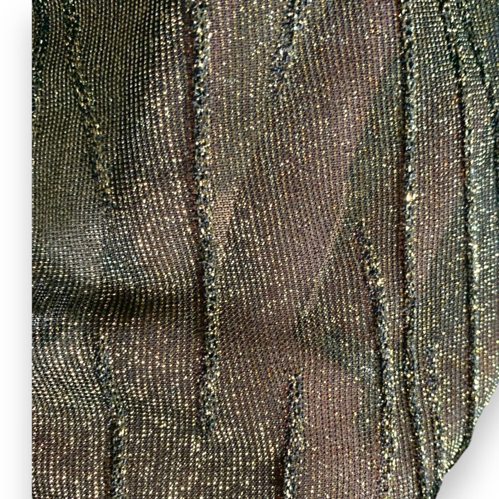 Vintage Vintage Lana Lee Petite Metallic Gold Textured Open Front Lo Size M / US 6-8 / IT 42-44 - 8 Thumbnail