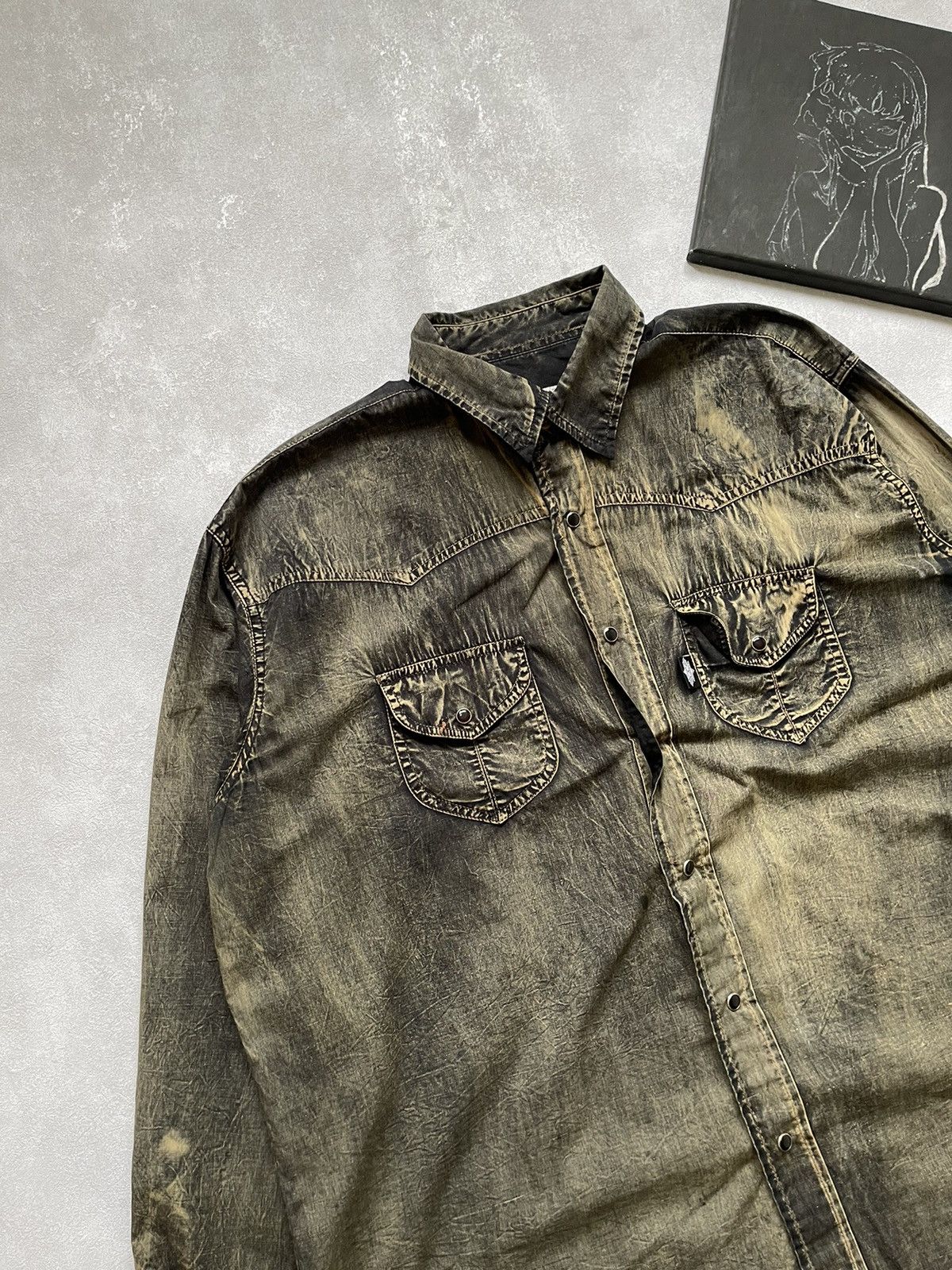Vintage Vintage Racing Eagle Denim Racing Jacket made in USA Size US L / EU 52-54 / 3 - 7 Thumbnail