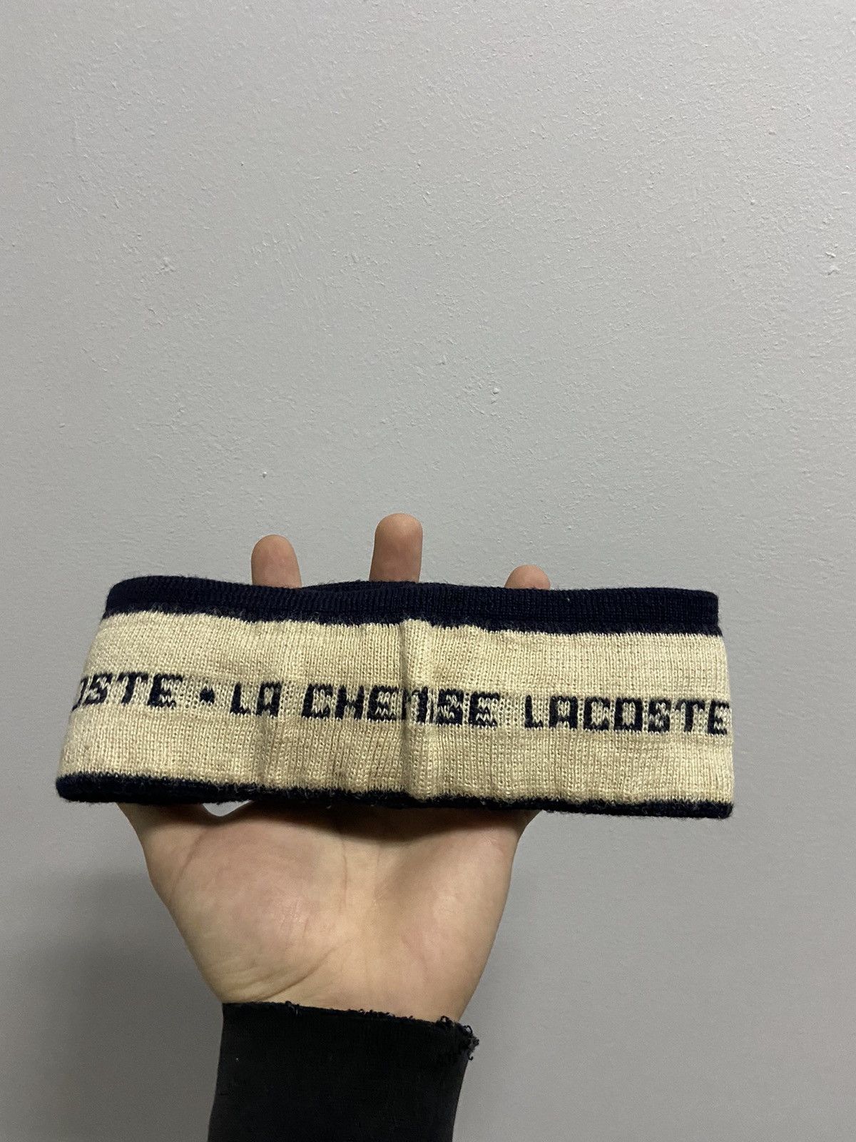 Lacoste × Vintage Lacoste chemise logo vintage headband overprint Size ONE SIZE - 6 Thumbnail
