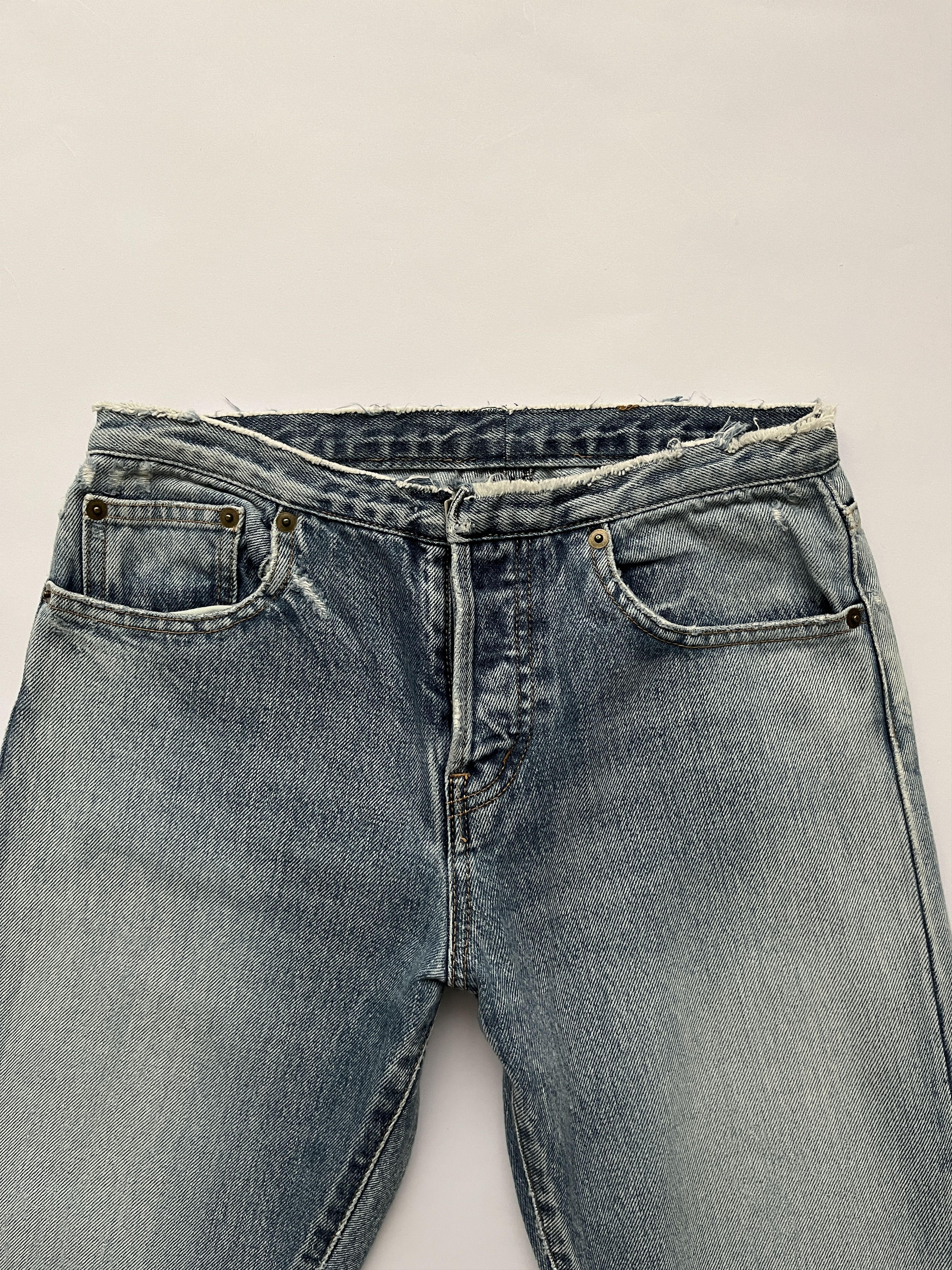 Hedi Slimane × Saint Laurent Paris ⚡️QUICK SALE⚡️2015 Saint Laurent by Hedi Blue Jeans Size US 26 / EU 42 - 6 Thumbnail