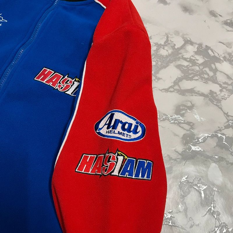 Vintage Vintage Racing Sherpa Fleece Retro Y2K Baggy Spellout Size US S / EU 44-46 / 1 - 5 Thumbnail