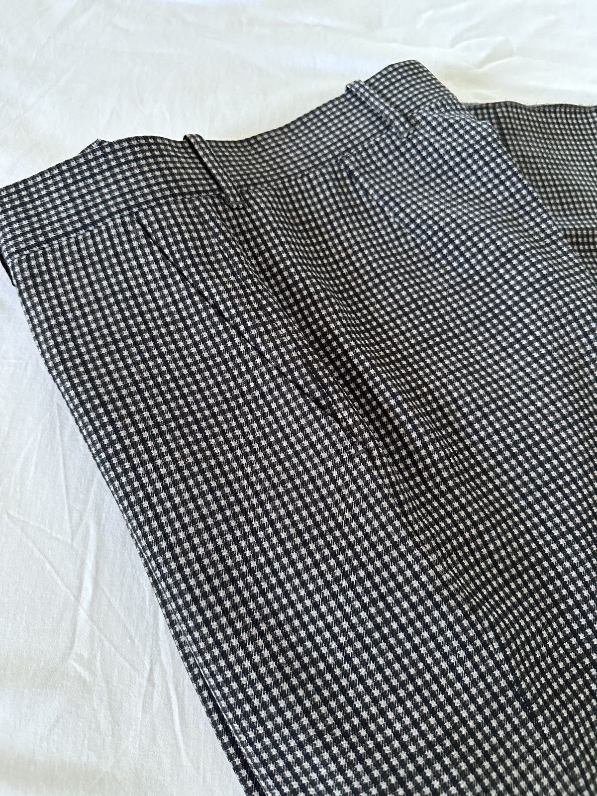 Balenciaga Balenciaga grey checked houndstooth pants Size US 30 / EU 46 - 9 Thumbnail