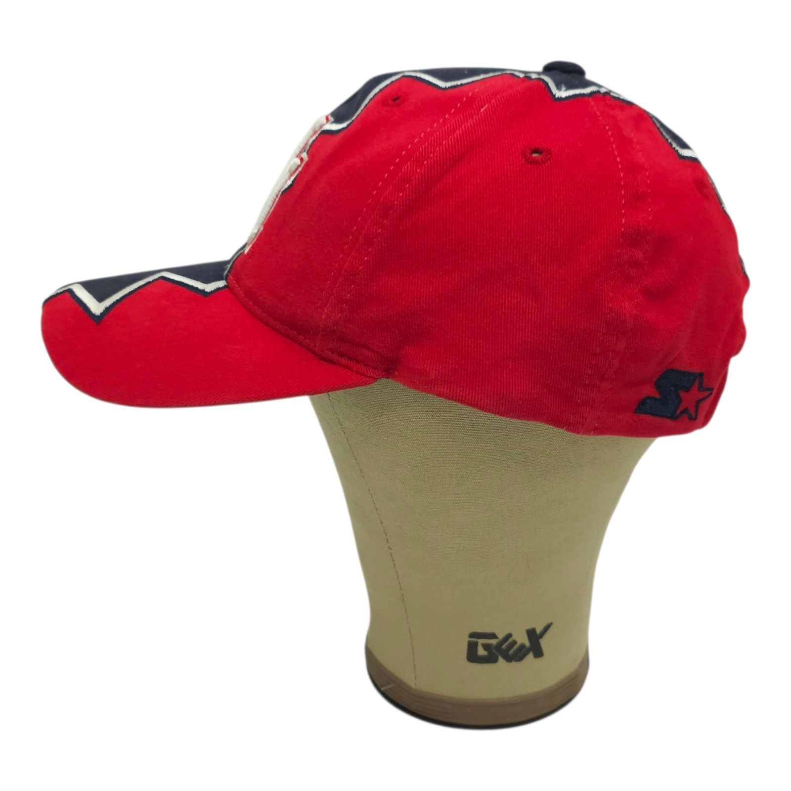 Starter Starter Ole Miss Rebels Hat Split Zig Zag OSFM Cap Y2K Shark Size ONE SIZE - 9 Thumbnail