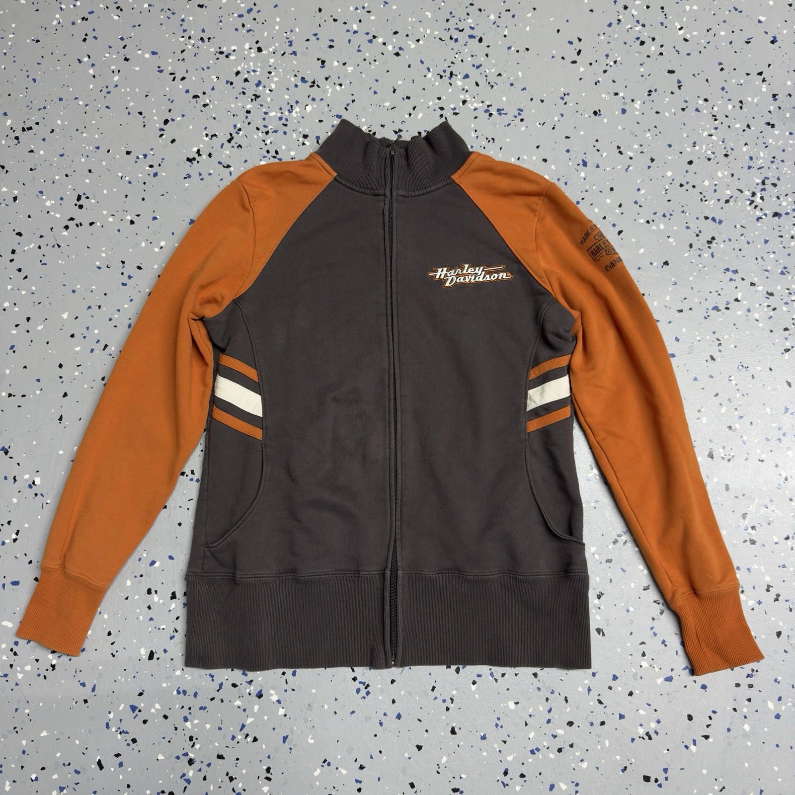 Designer Harley Davidson Full Zip Jacket Southern Binghamton NY M Size ONE SIZE - 1 Thumbnail