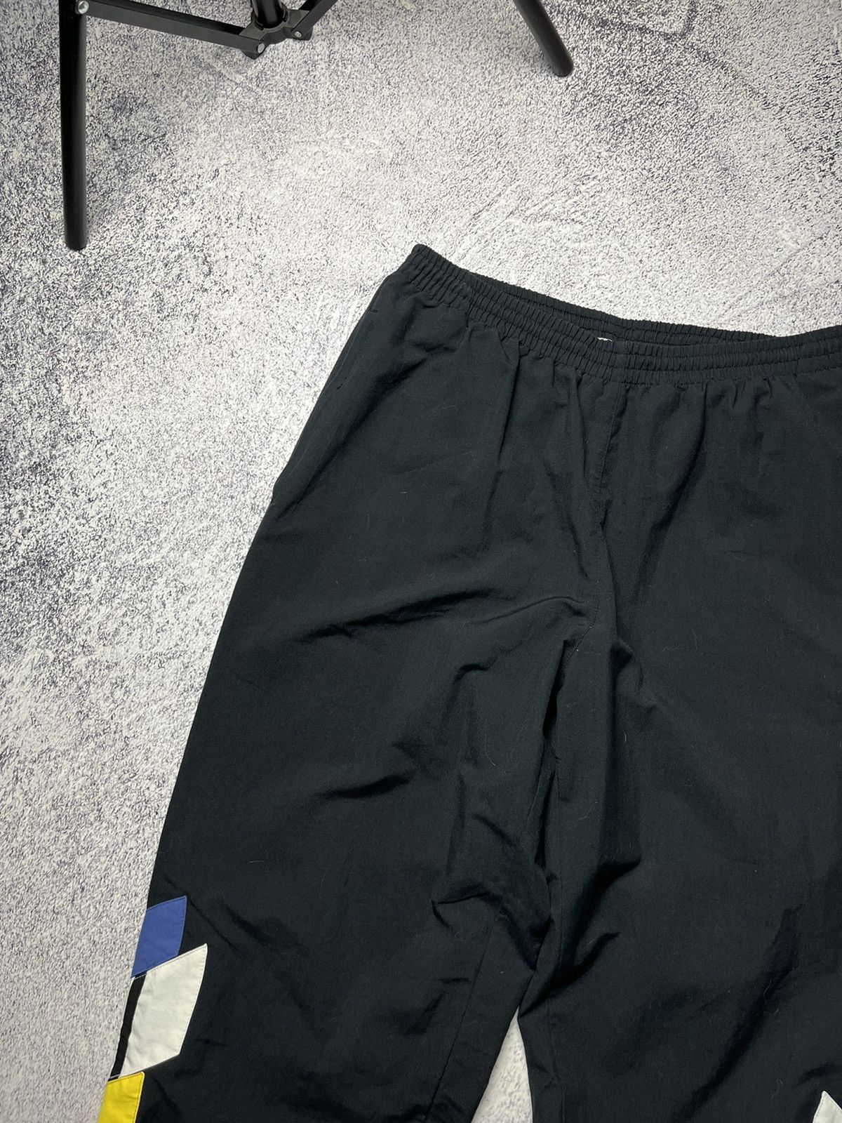 Adidas Vintage Adidas Track Pants Grape Black Nylon White Logo 90s Size US 34 / EU 50 - 3 Thumbnail