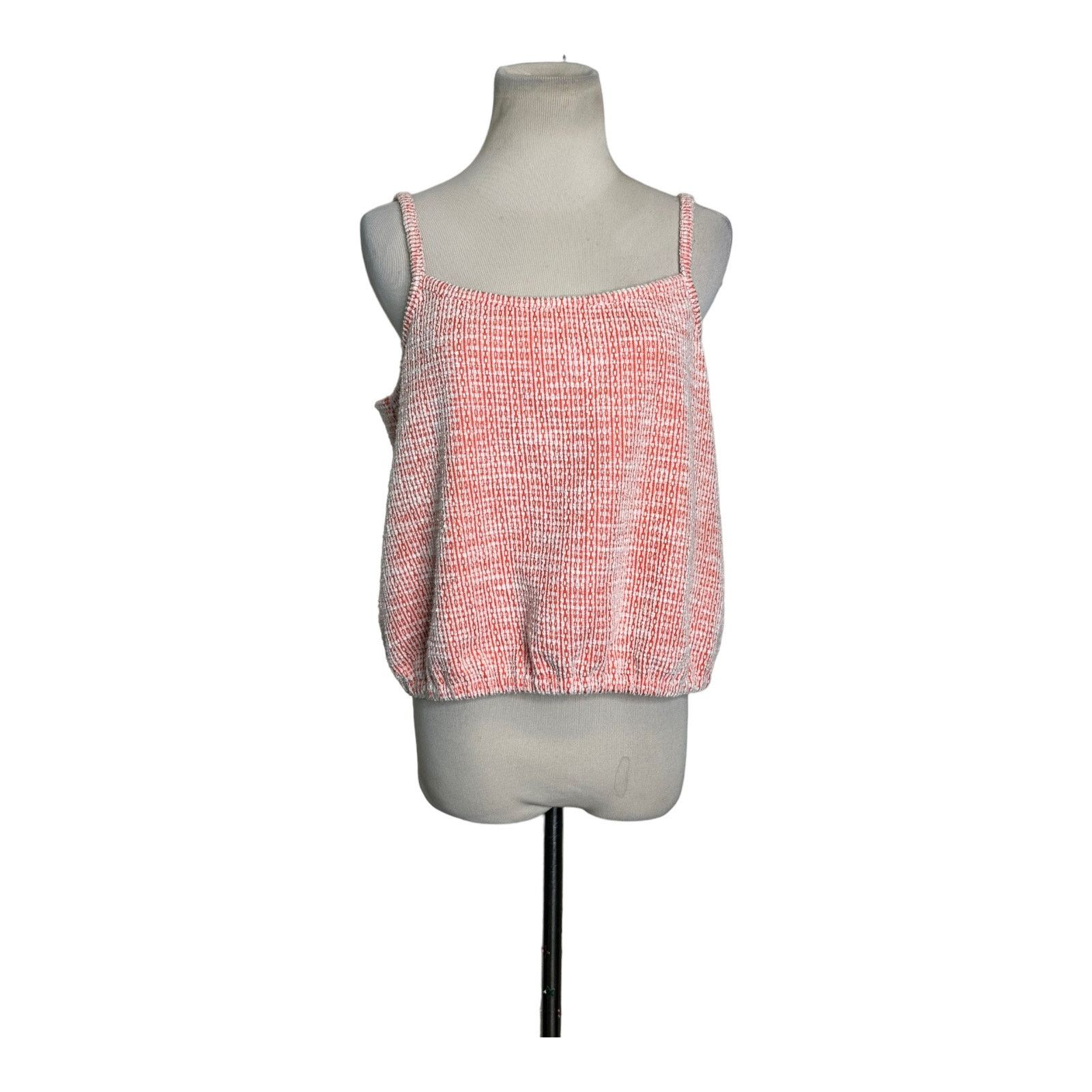 Loft Loft orange textured fabric cami tank top size M Size M / US 6-8 / IT 42-44 - 10 Thumbnail