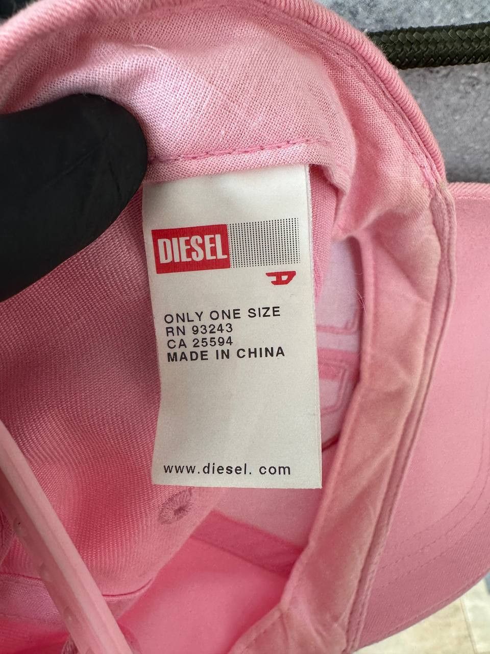Diesel × Vintage Pink Diesel Baseball Cap Red Logo Embroidered OneSize Unisex Size ONE SIZE - 8 Thumbnail