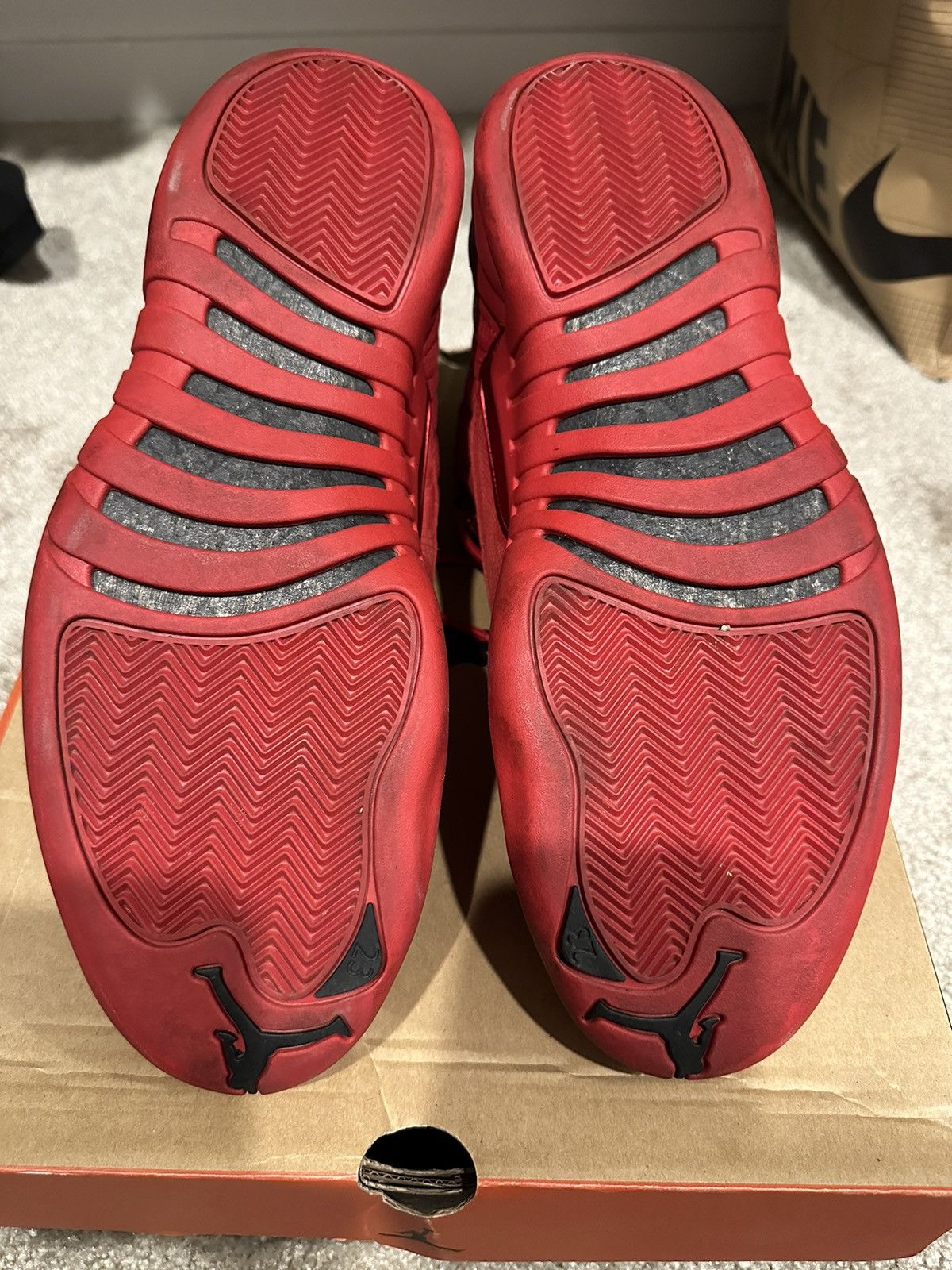 Jordan Brand Jordan 12 Gym Red Size US 12 / EU 45 - 5 Thumbnail