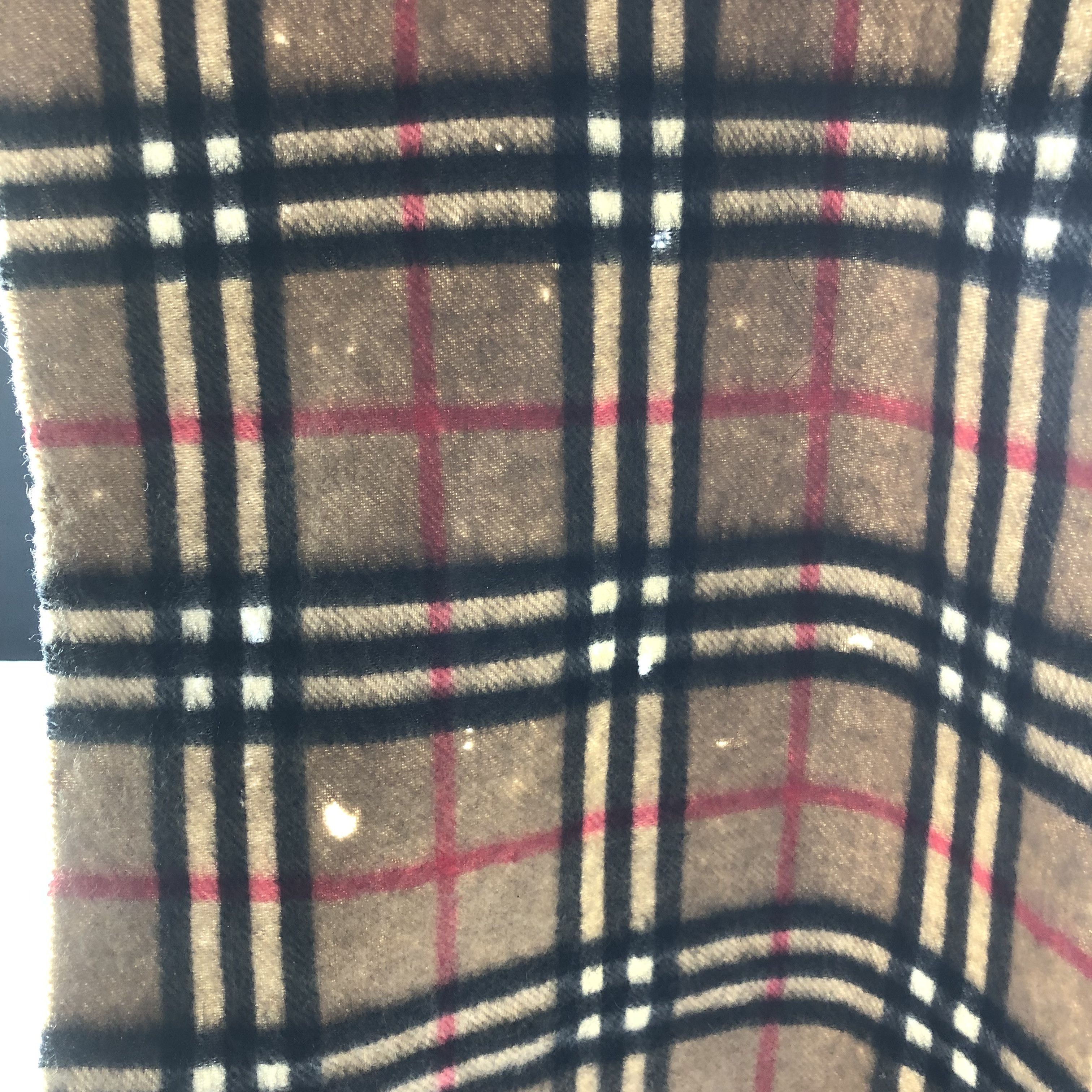 Burberry Burberrys Nova Check Cashmere Scarf Muffler V2212 Size ONE SIZE - 6 Thumbnail