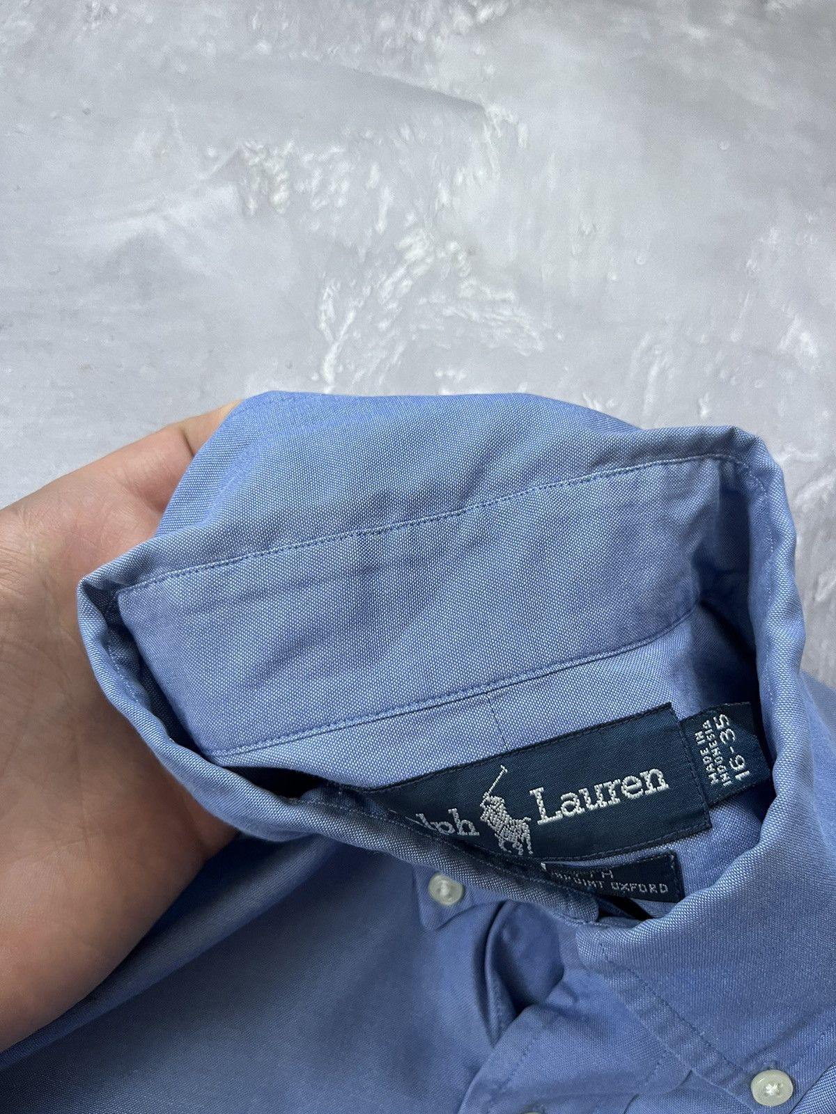 Polo Ralph Lauren Vintage Polo Ralph Lauren Yarmouth Dress Shirtt Longsleeve Size US L / EU 52-54 / 3 - 10 Thumbnail