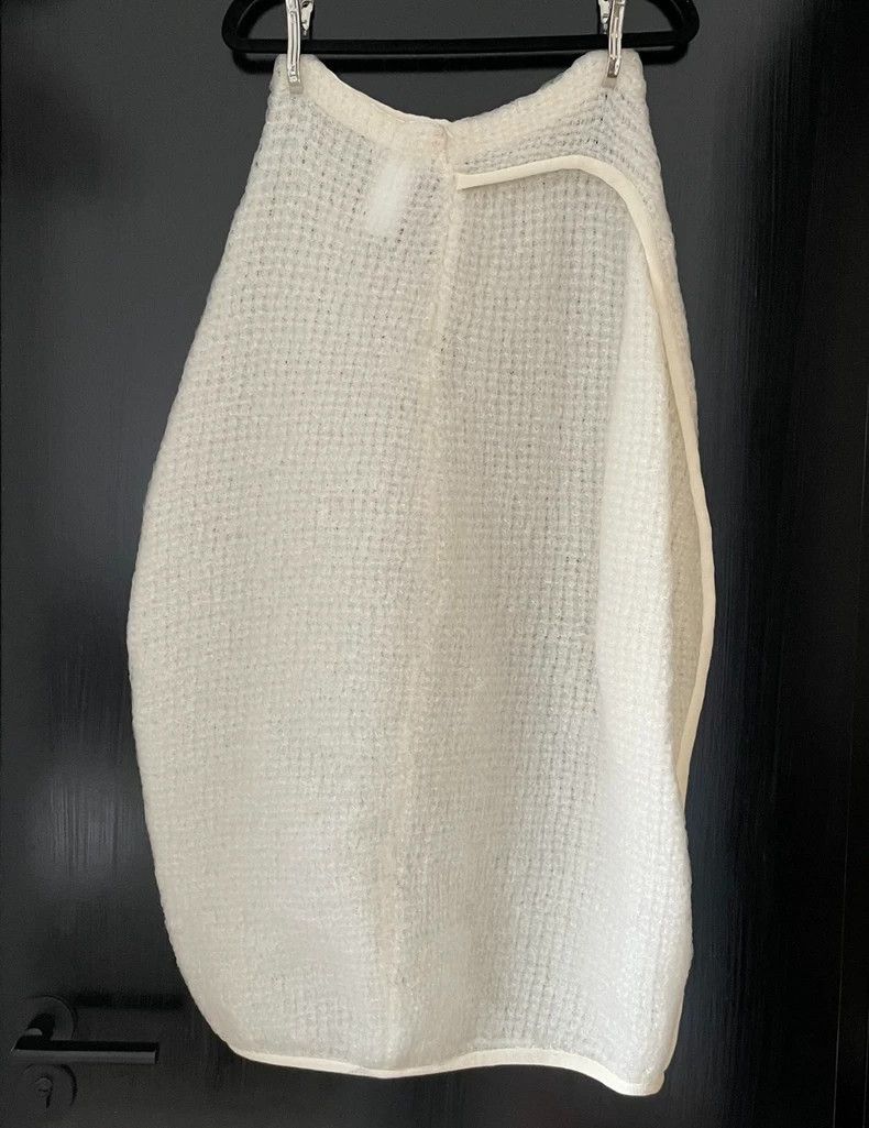 Jil Sander Jil Sander White Knitted Sleeveless Top, Tank Top, Half Sk Size 42" / US 20 - 7 Thumbnail