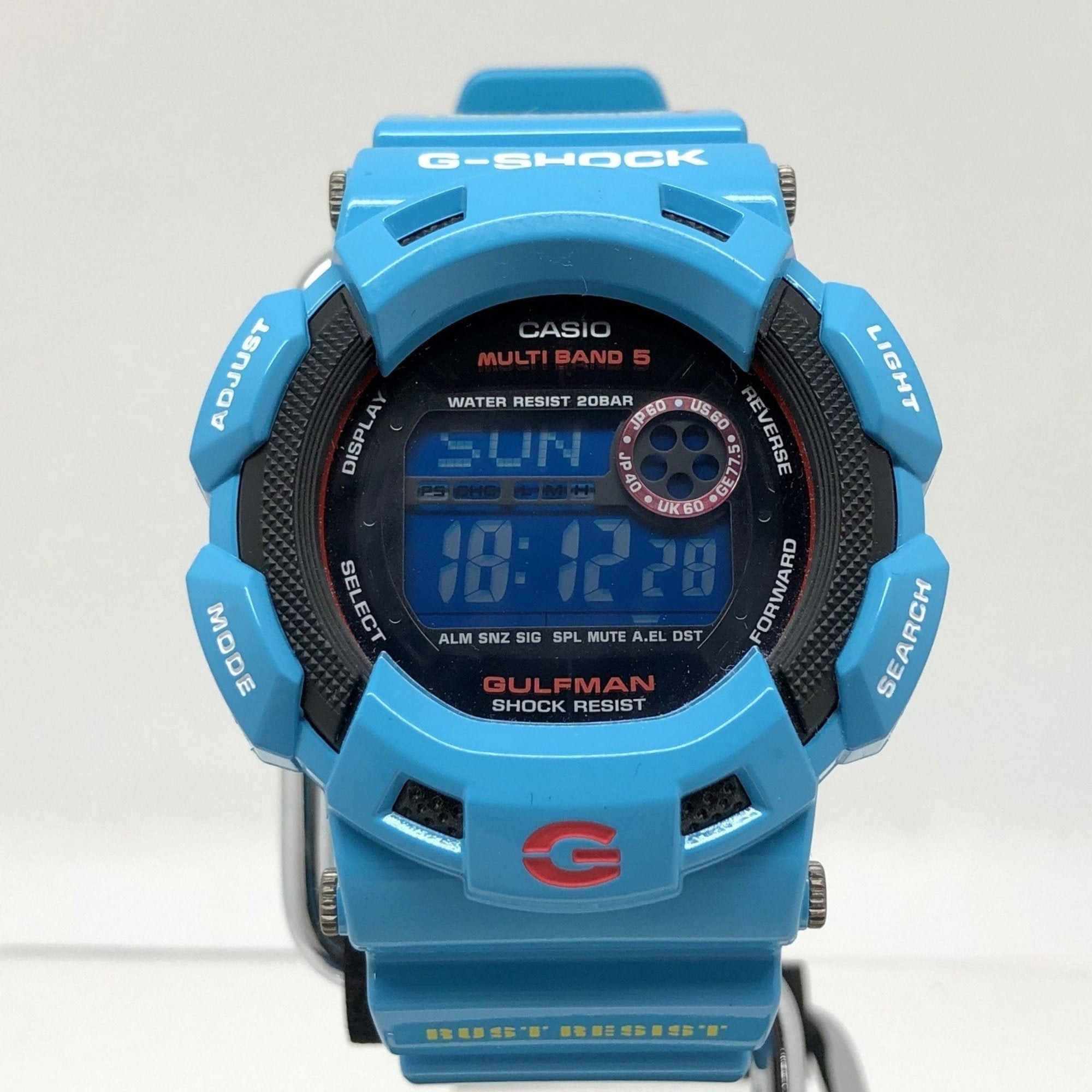 image of Casiog-Shock Watch Gw-9100Bl-2 Gulfman Men In Earth Blue Radio Solar Tough Digital Men's Mikunigaok