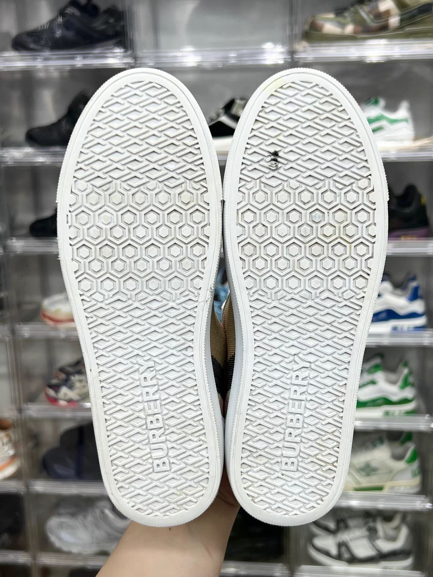 Burberry Burberry Check Low-Top Sneakers K15 Size US 6 / IT 36 - 8 Thumbnail