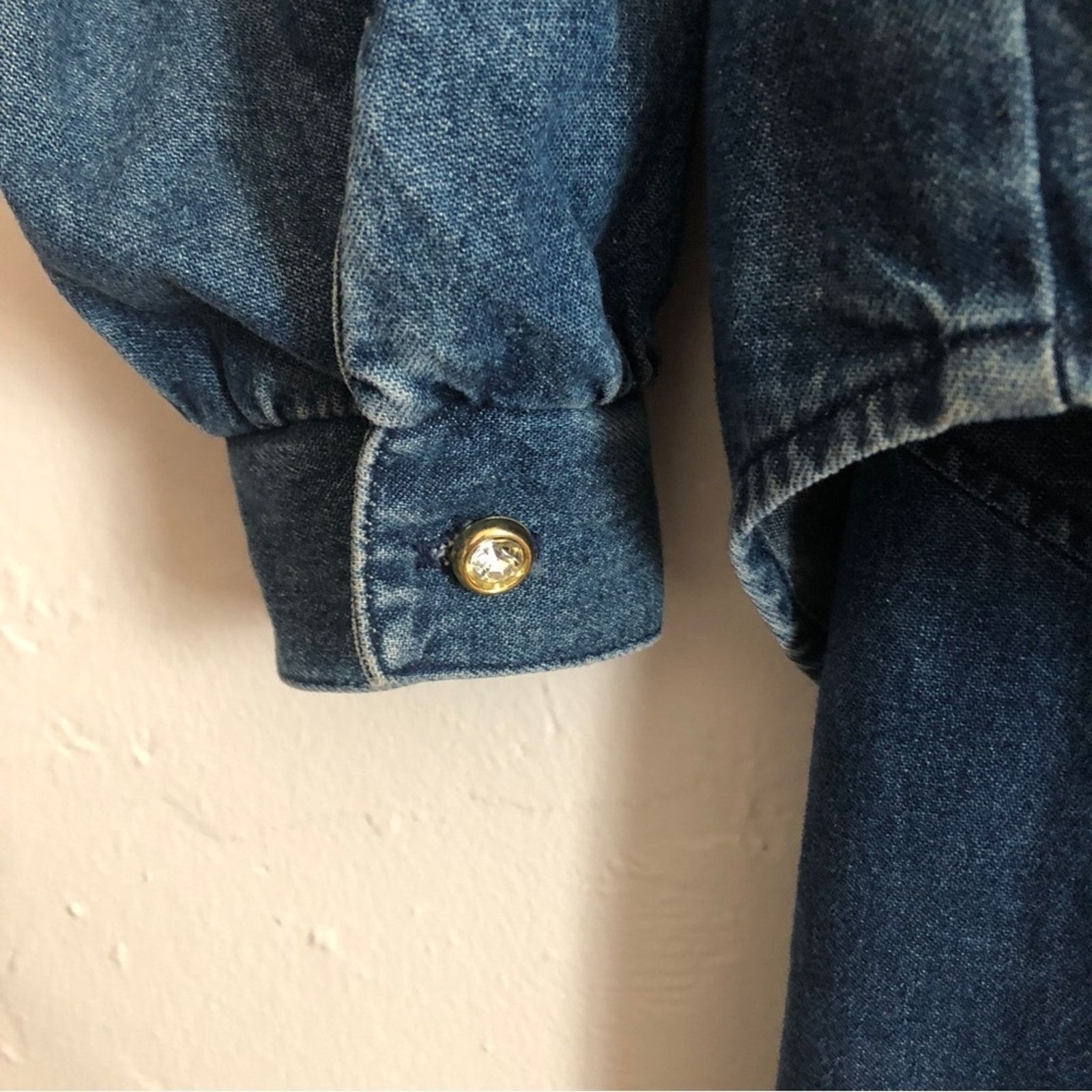 Other City Girl Sport Denim Bead Three Piece Skirt Top Jacket Set Size L / US 10 / IT 46 - 11 Thumbnail