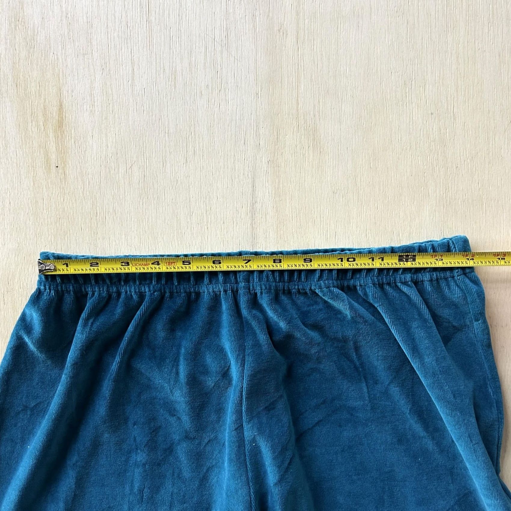 Architect VINTAGE Architect Sweatpants Womens PM Blue Velour Elastic Waist Pull On Relaxed Size 32" / US 10 / IT 46 - 4 Thumbnail