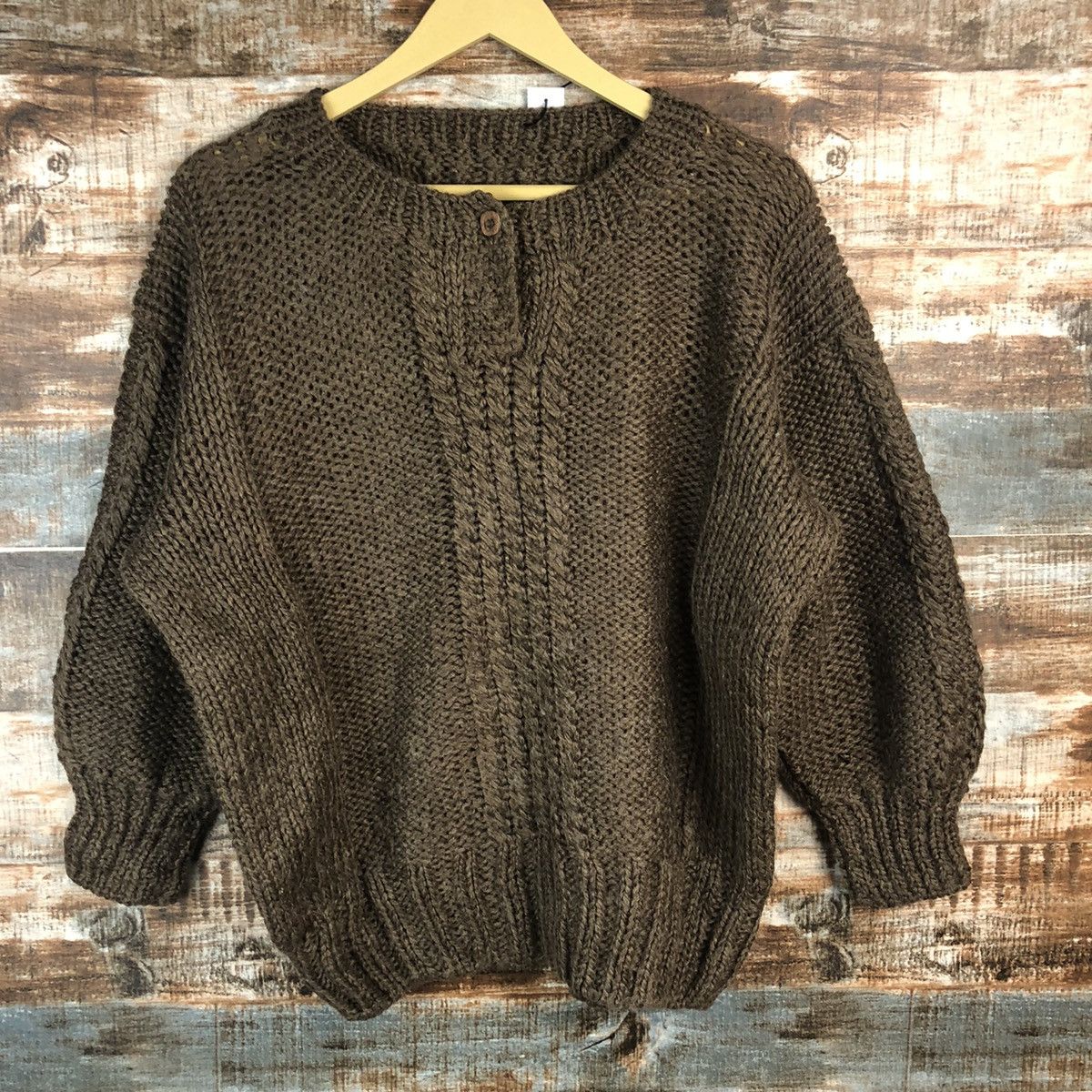 Homespun Knitwear × Japanese Brand Japanese Brand Brown Knitwear #A1873 Size M / US 6-8 / IT 42-44 - 3 Thumbnail