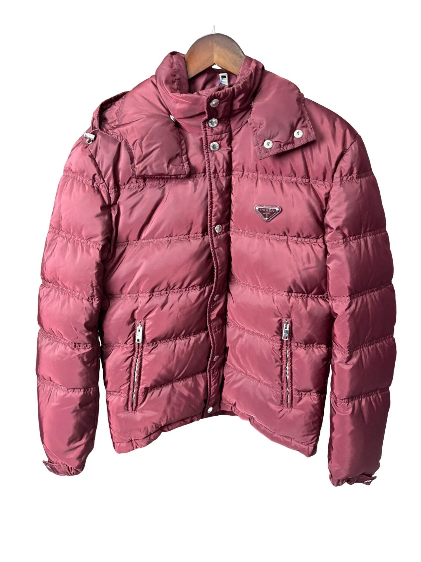 Prada Prada Hooded Puffer Down Jacket Size 46 Size US S / EU 44-46 / 1 - 1 Thumbnail