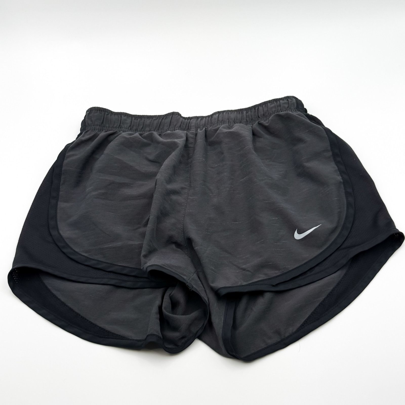 Nike Nike Dri-Fit Gray/Black Lined Briefed Athletic Shorts Women' Size 27" / US 4 / IT 40 - 1 Thumbnail