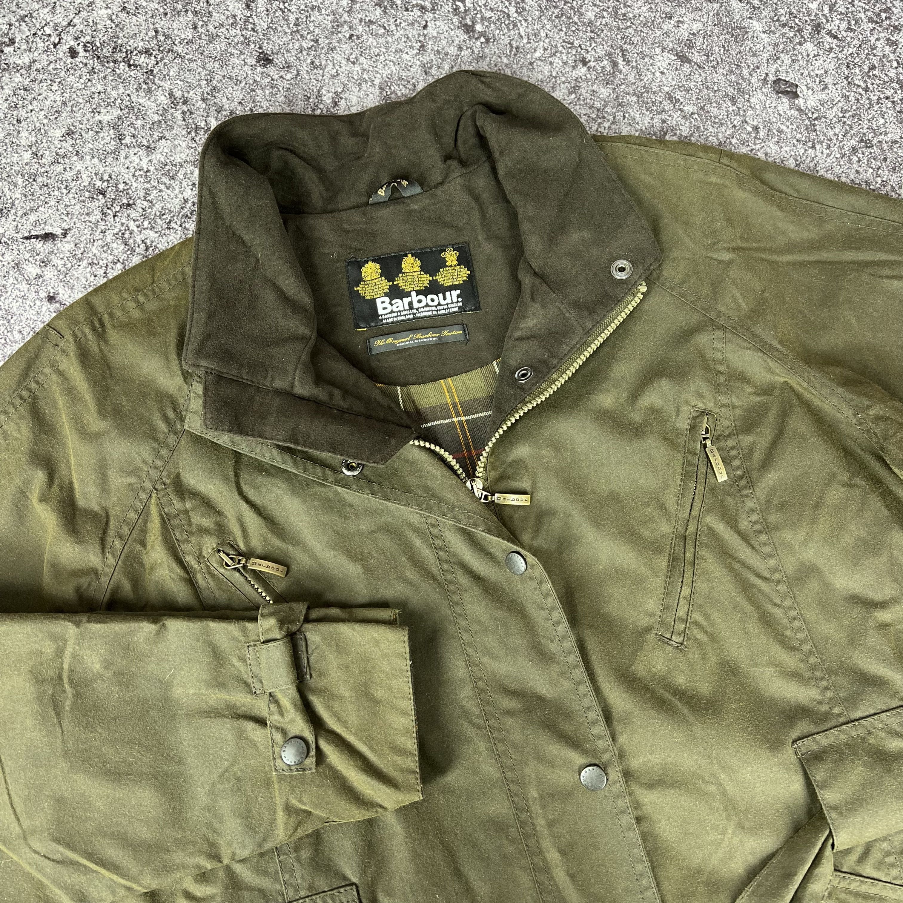 Barbour Barbour Newhampton Waxed Trench Coat Jacket Size UK 16 Size XL / US 12-14 / IT 48-50 - 3 Thumbnail