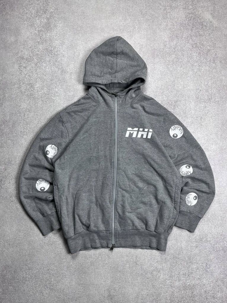 Maharishi × Vintage Vintage Maharishi Eyes Boxy Zip Hoodie Y2K L Size US L / EU 52-54 / 3 - 1 Thumbnail