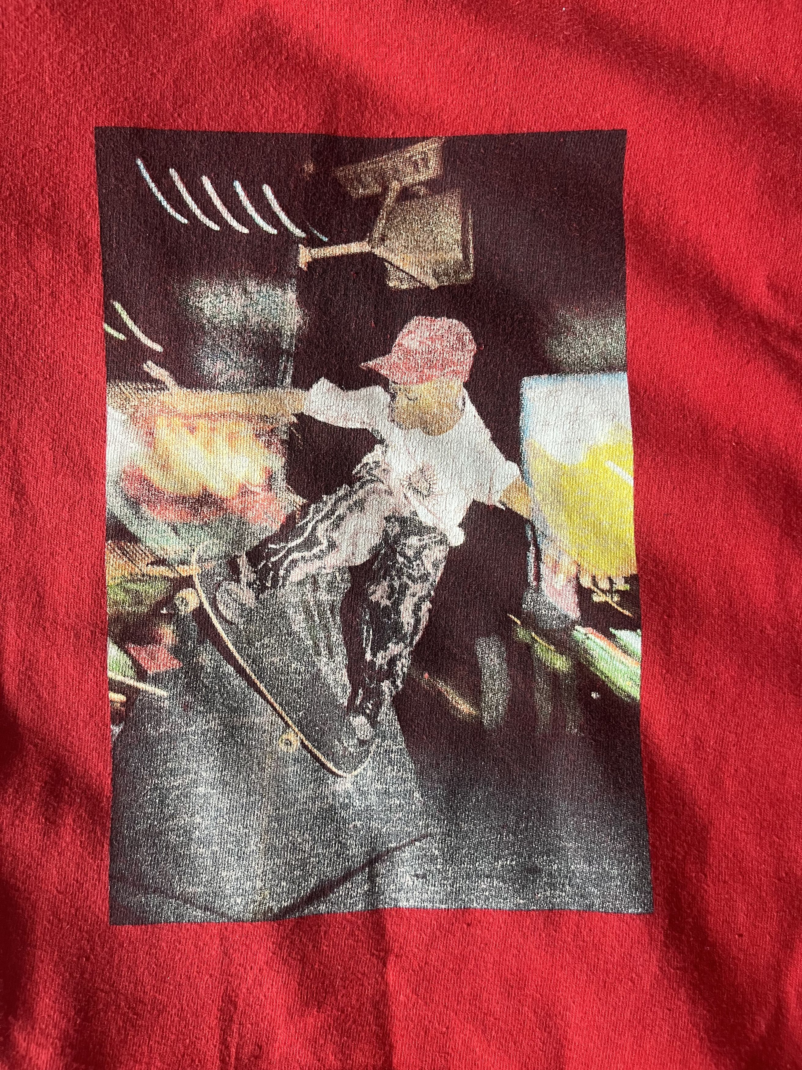 Comme des Garcons SHIRT × Supreme Supreme Harold Hunter Red T Shirt Large Size US L / EU 52-54 / 3 - 4 Thumbnail