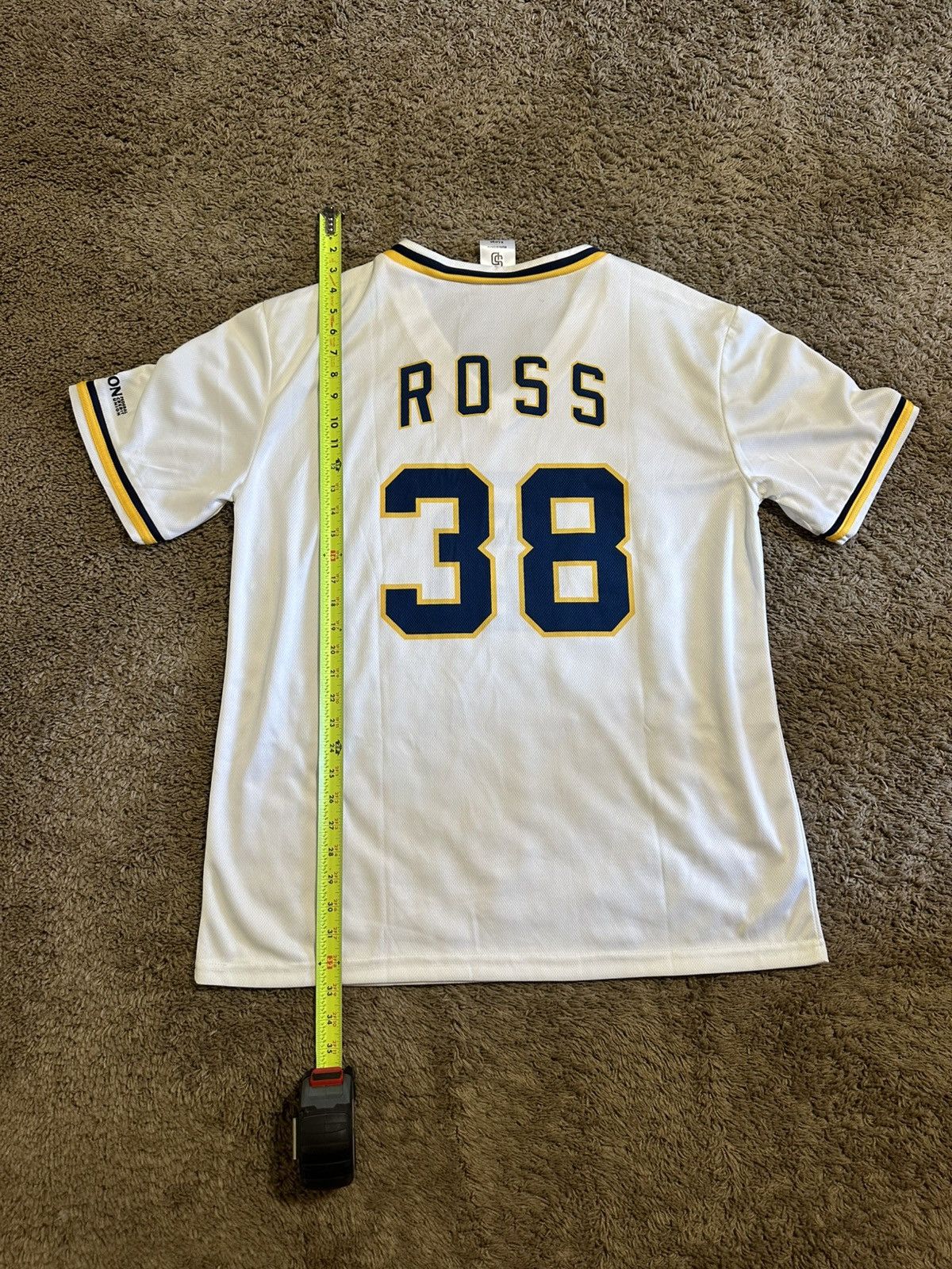 MLB Vintage San Diego Padres “Ross #38” jersey 00s size xl Size US XL / EU 56 / 4 - 8 Thumbnail