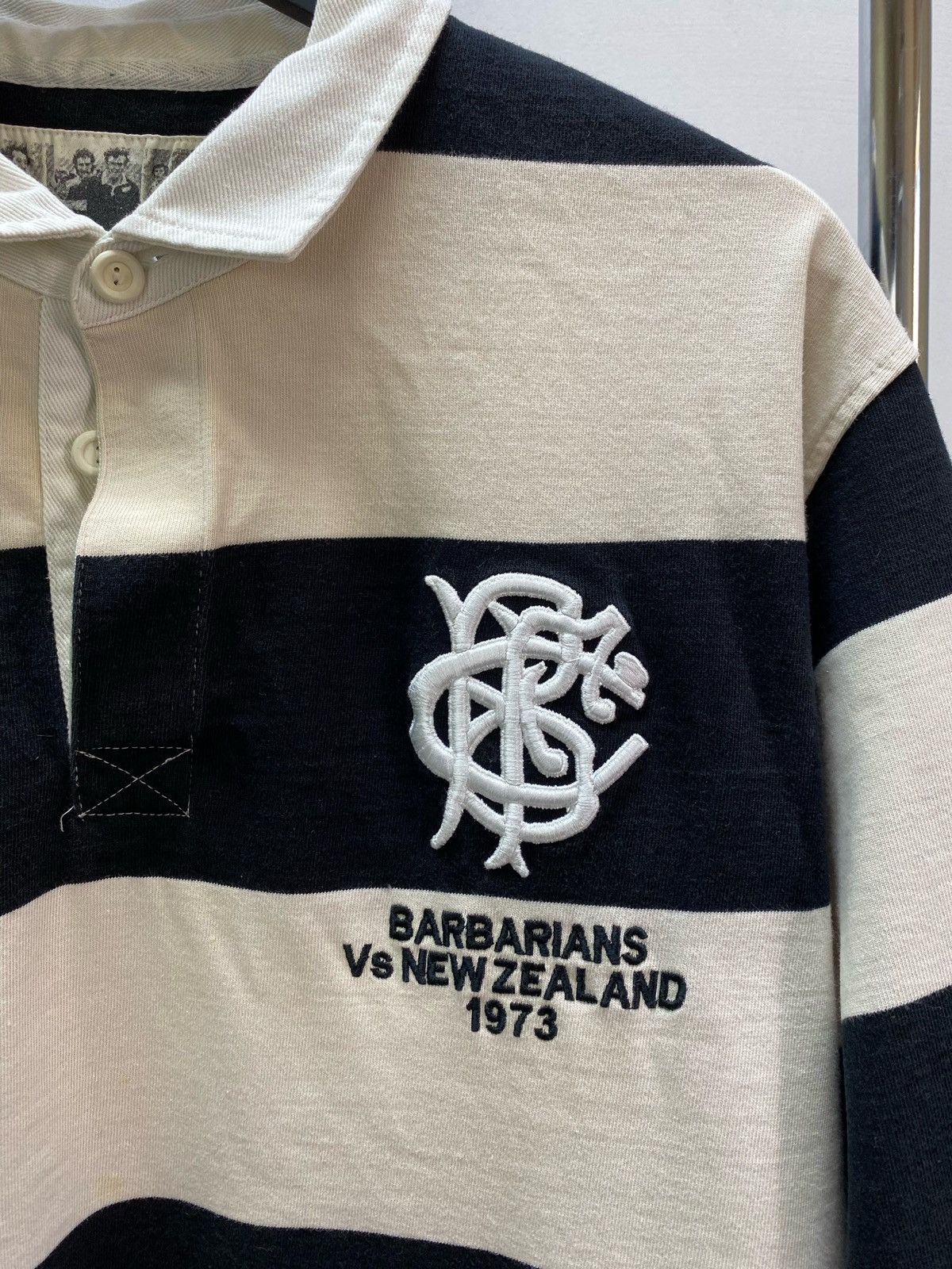 Other Cotton Traders Barbarians VS New Zealand 1973 Polo T Shirt Size US L / EU 52-54 / 3 - 6 Thumbnail