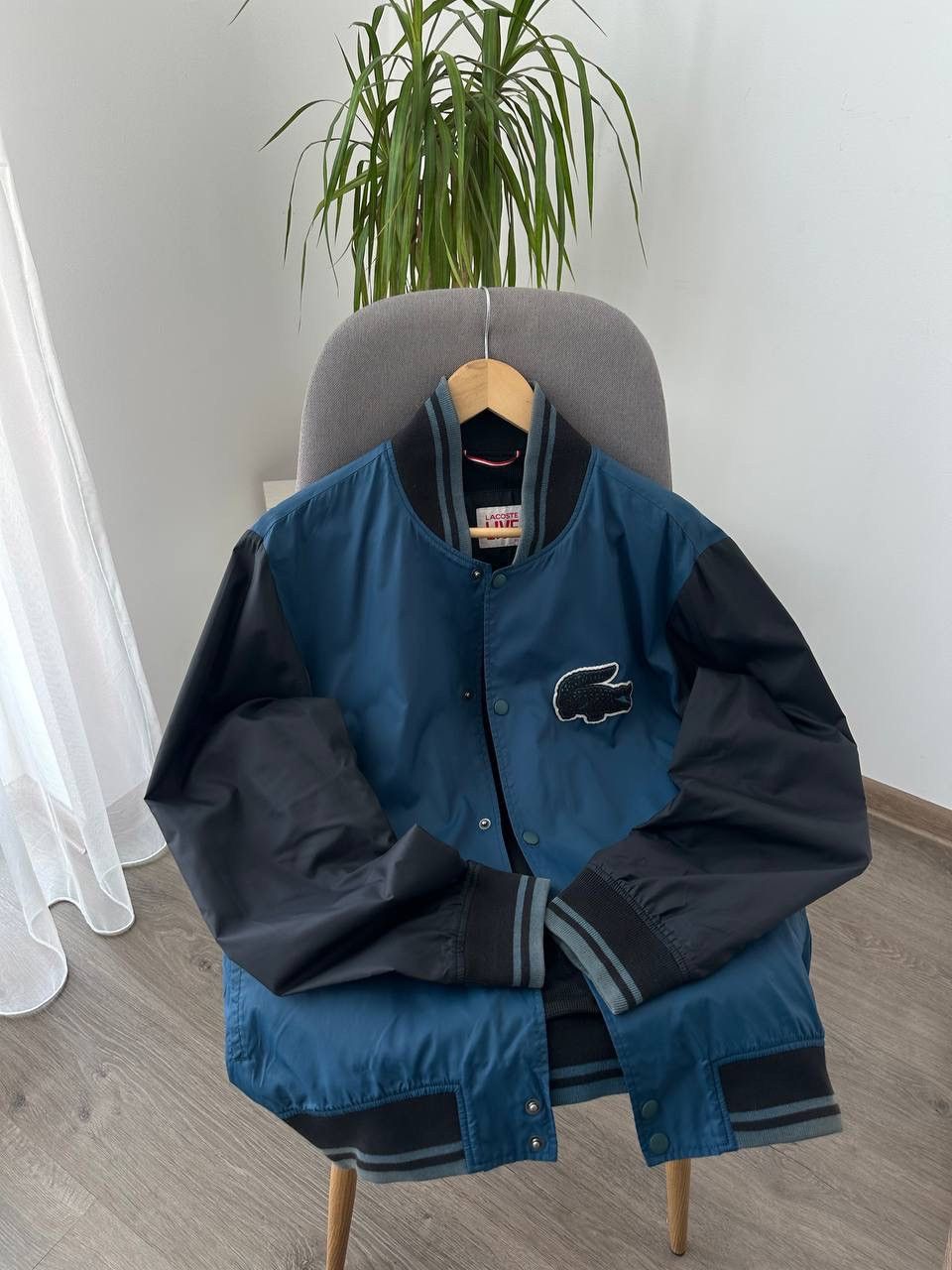 Lacoste × Vintage Vintage Lacoste Live Blue Light Big Logo Jacket Size US L / EU 52-54 / 3 - 6 Thumbnail