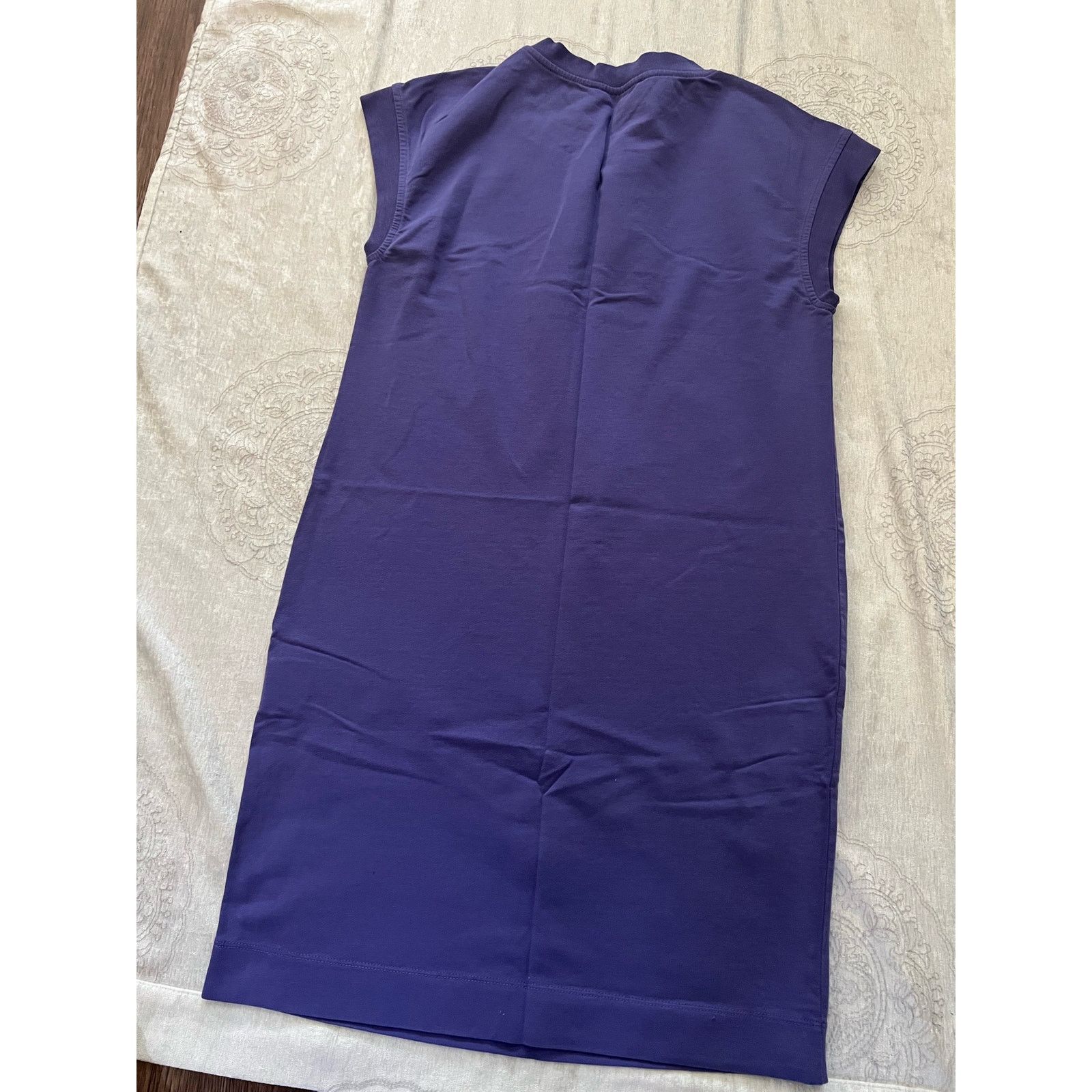Moschino LOVE MOSCHINO MINI DRESS SIZE 4-COTTON-PURPLE w/GRAPHIC Size S / US 4 / IT 40 - 4 Thumbnail