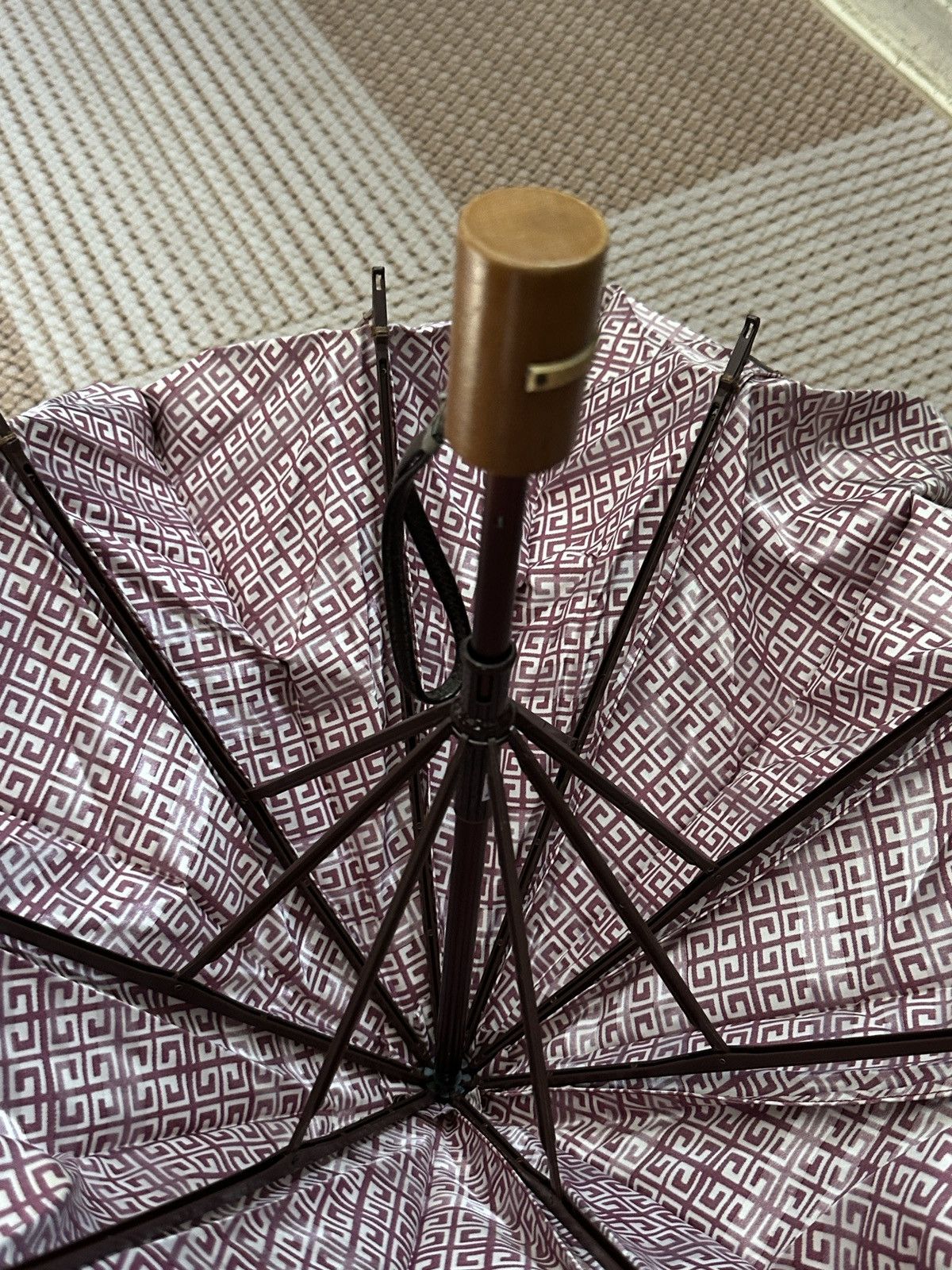 Givenchy Vintage 1980 Givenchy Monogram Logo Umbrella Size ONE SIZE - 11 Thumbnail
