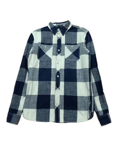 Allsaints Vintage Allsaints Slim Fit Button Up Shirt Size XS Size US XS / EU 42 / 0 - 1 Thumbnail