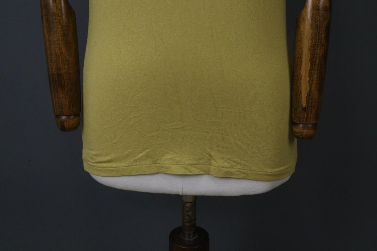 Lauren Ralph Lauren Lauren Ralph Lauren Yellow High Neck Blouse Top Size L Size L / US 10 / IT 46 - 3 Thumbnail