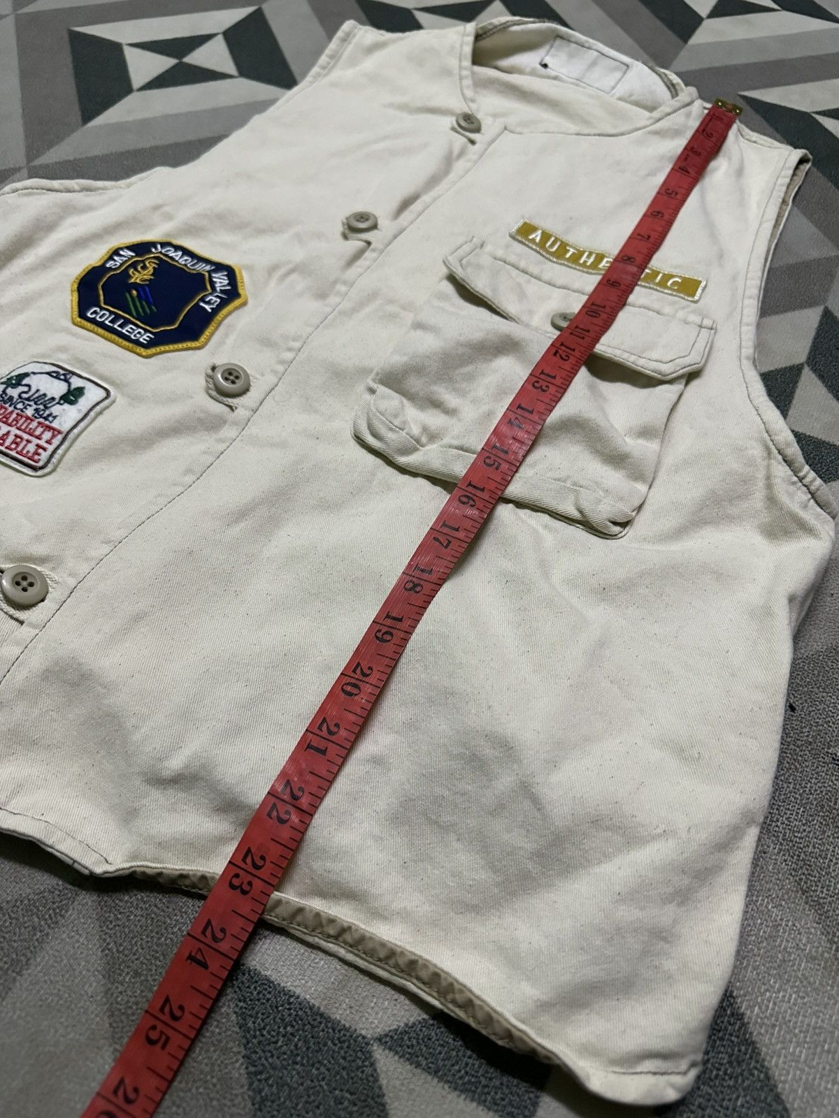 Japanese Brand Cube sugar work wear vest Size US M / EU 48-50 / 2 - 8 Thumbnail
