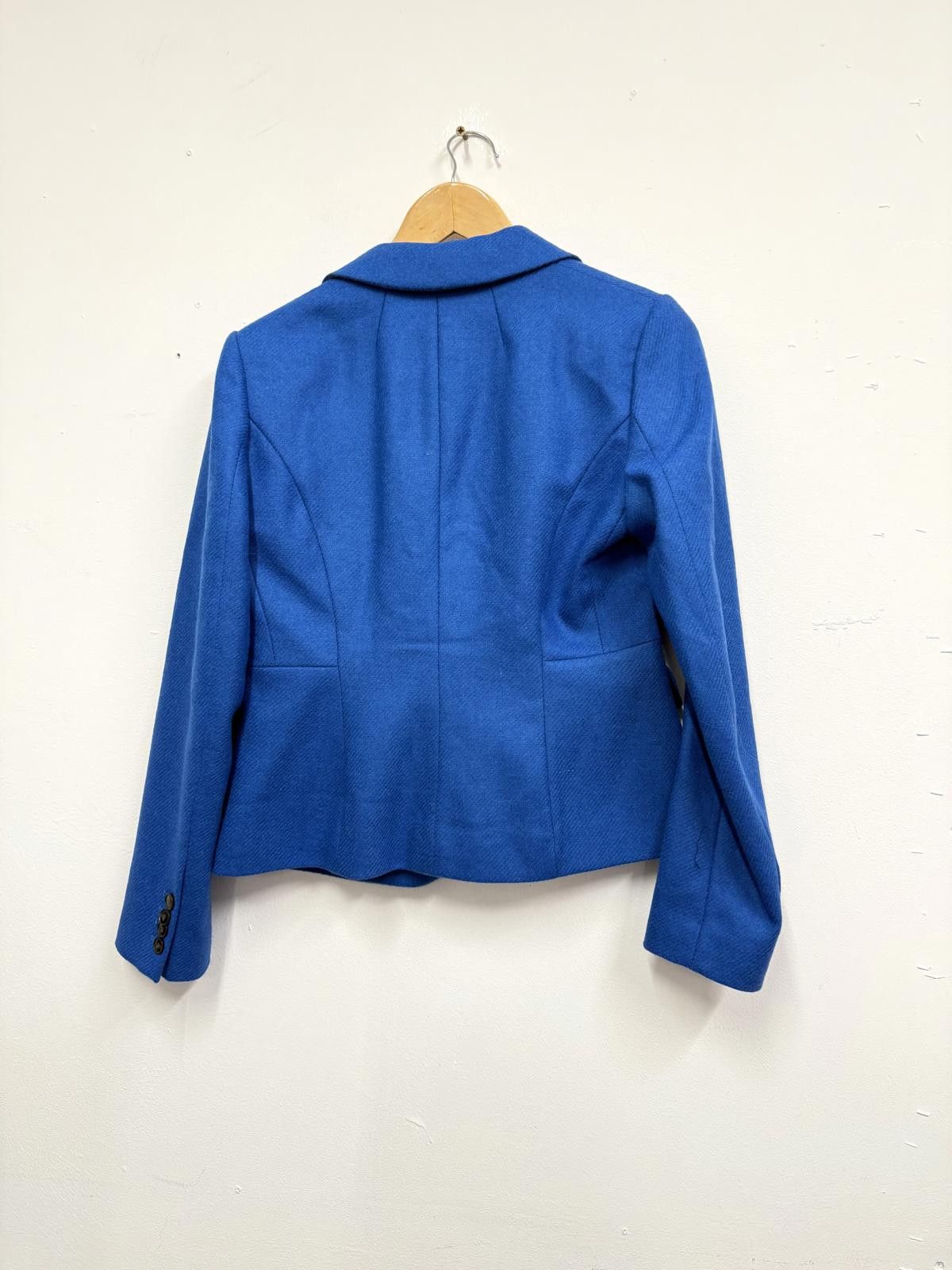 Other Hobbs Blue Tailored Wool Blazer UK Size 10 Size M / US 6-8 / IT 42-44 - 4 Thumbnail